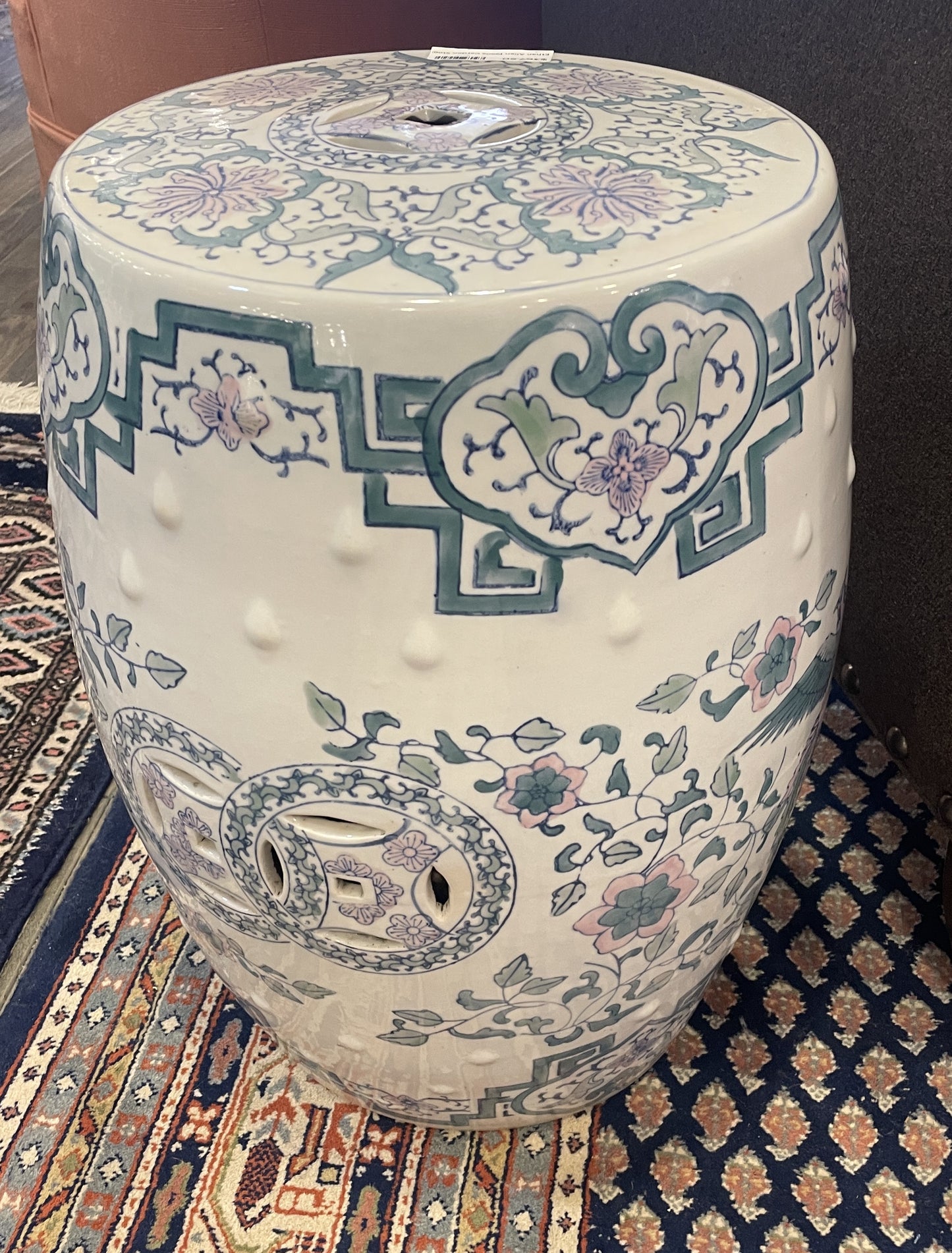 Ethan Allen 1990s Garden Stool (0D6001)