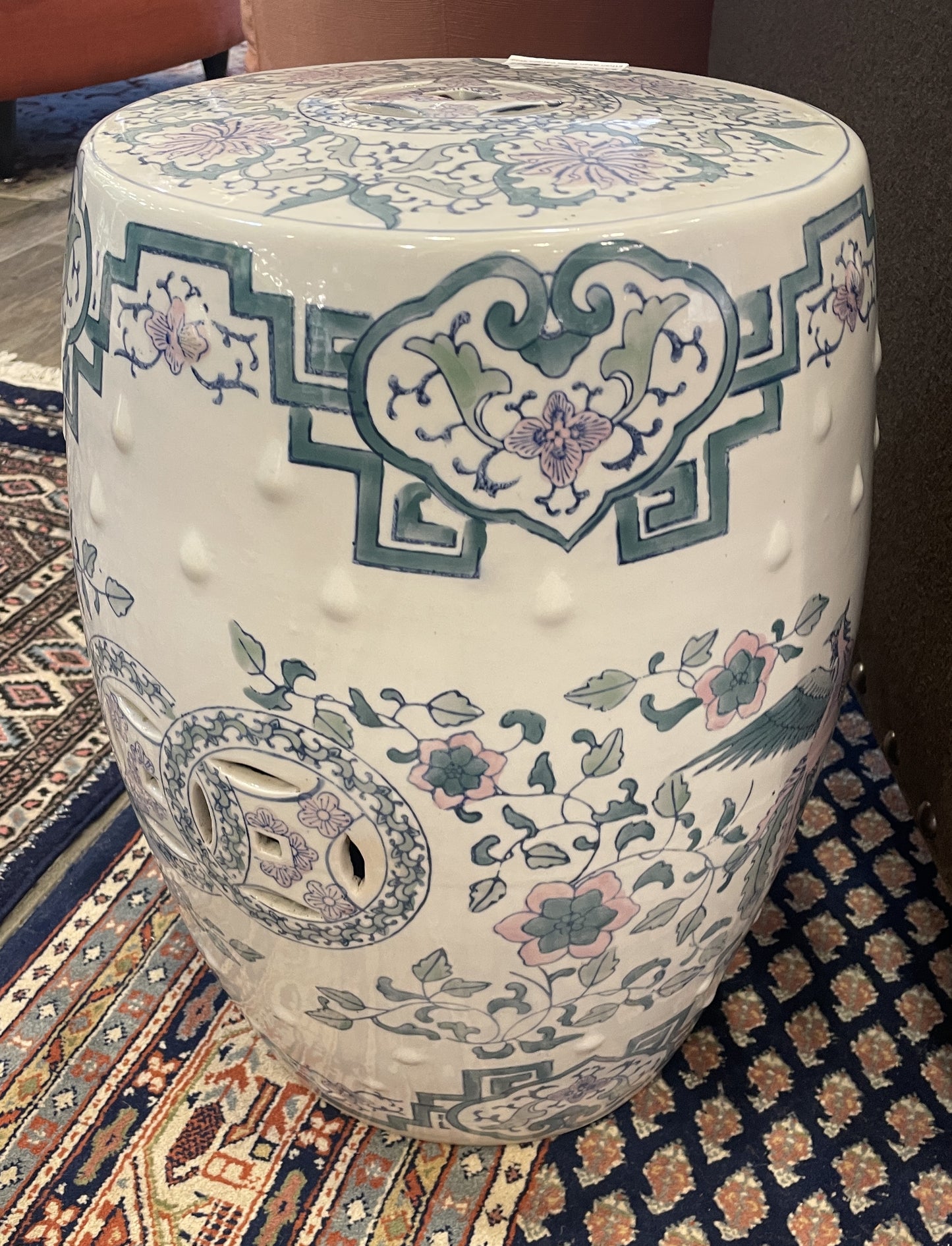 Ethan Allen 1990s Garden Stool (0D6001)