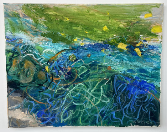 Lelde Vinters-Ore "Zvejnieku Tikli" Original Painting (27854)