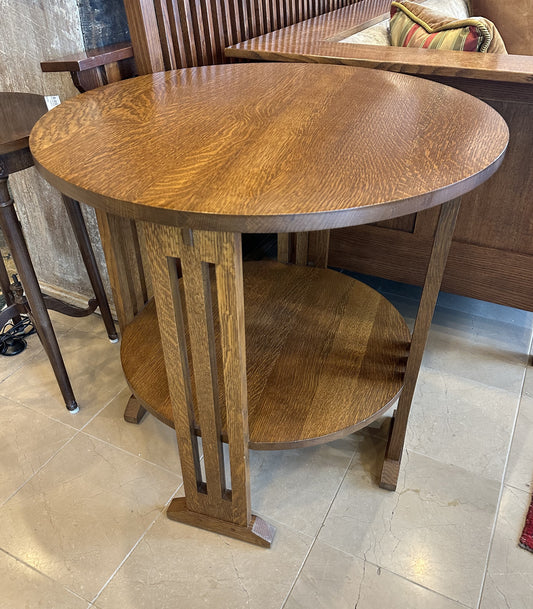 Stickley Misson Round End Table (27786)