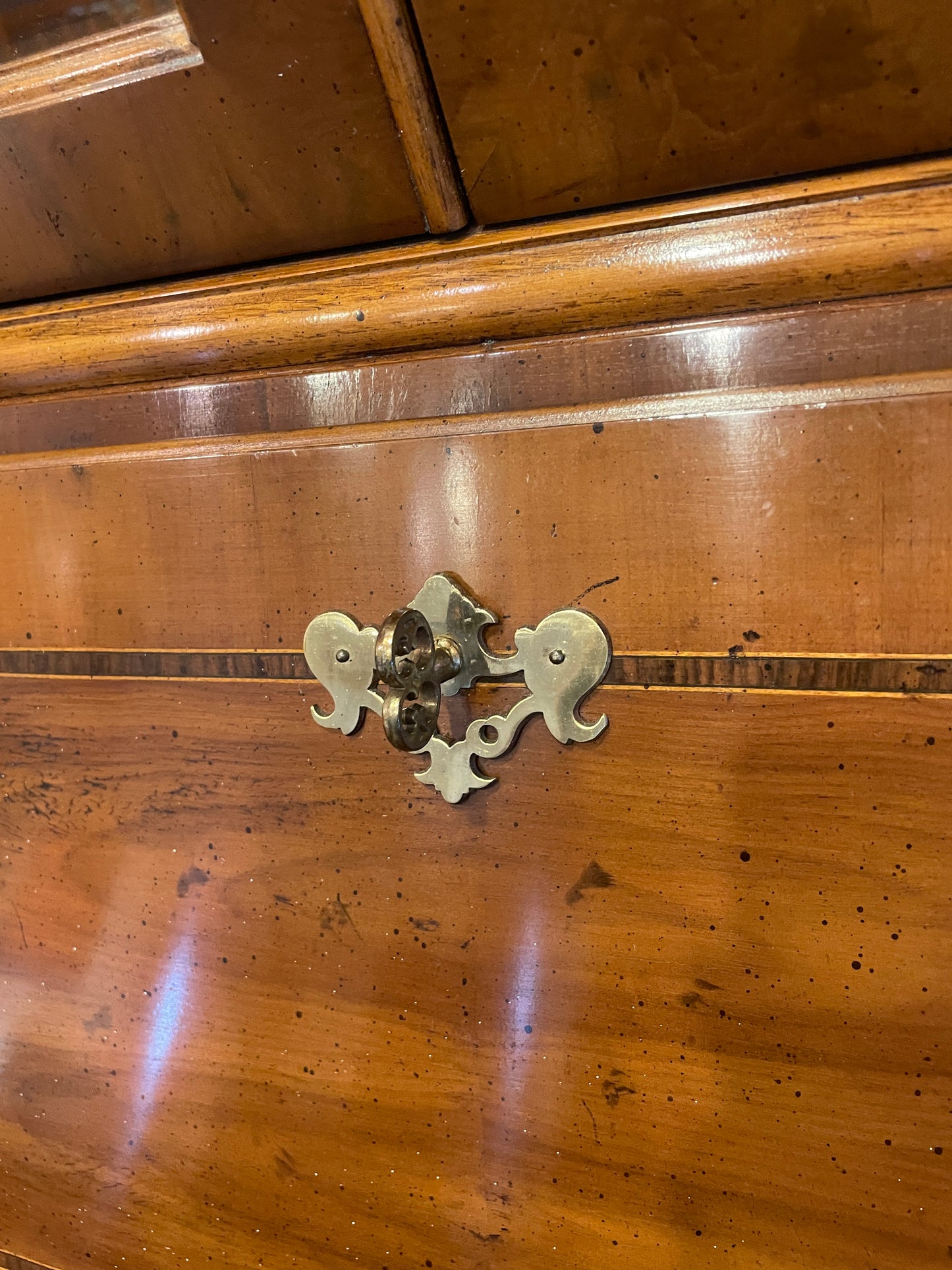 Henredon George II Double Bonnet Secretary Desk (0HO00X)