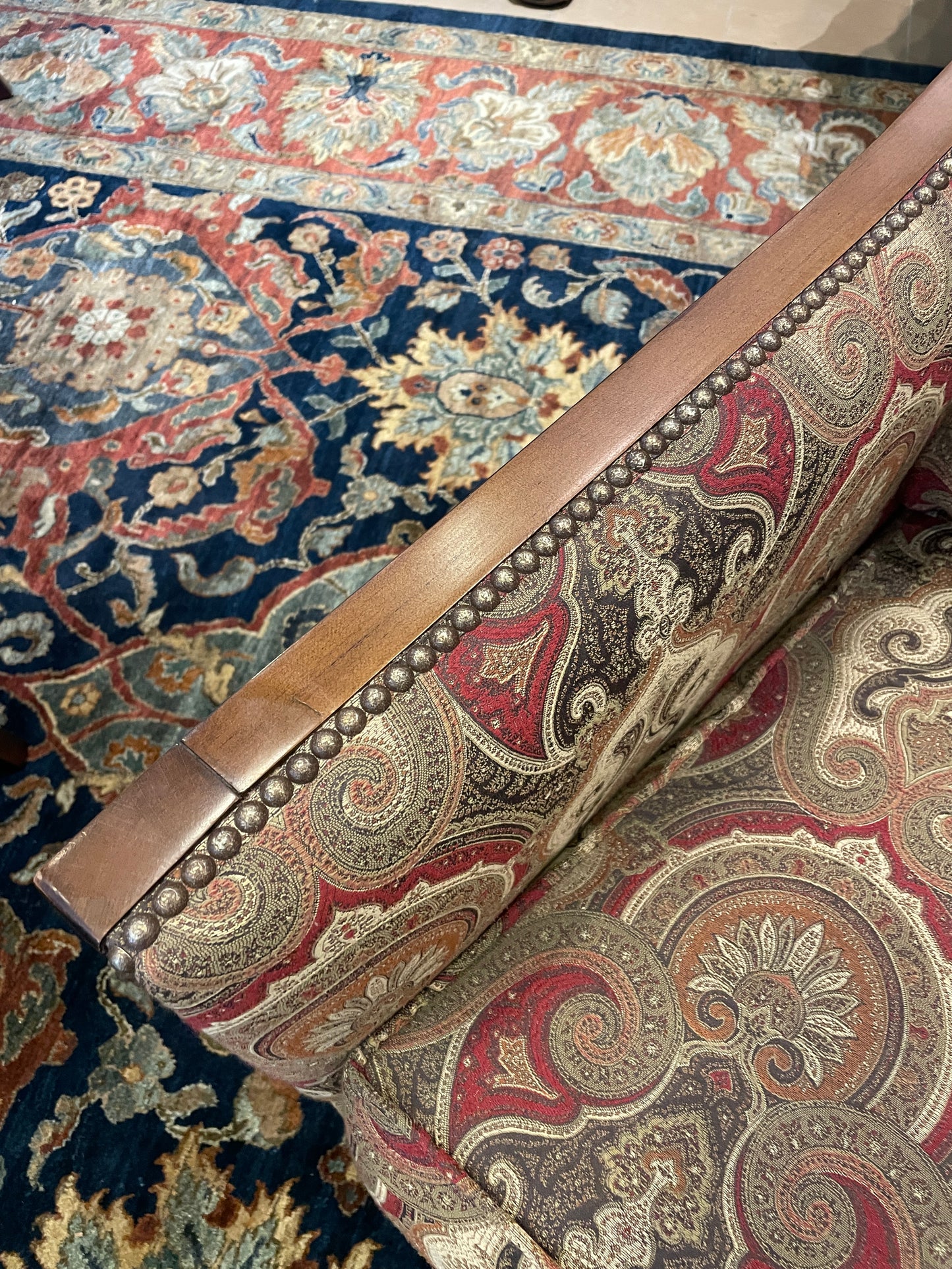 Century Paisely Arm Chair