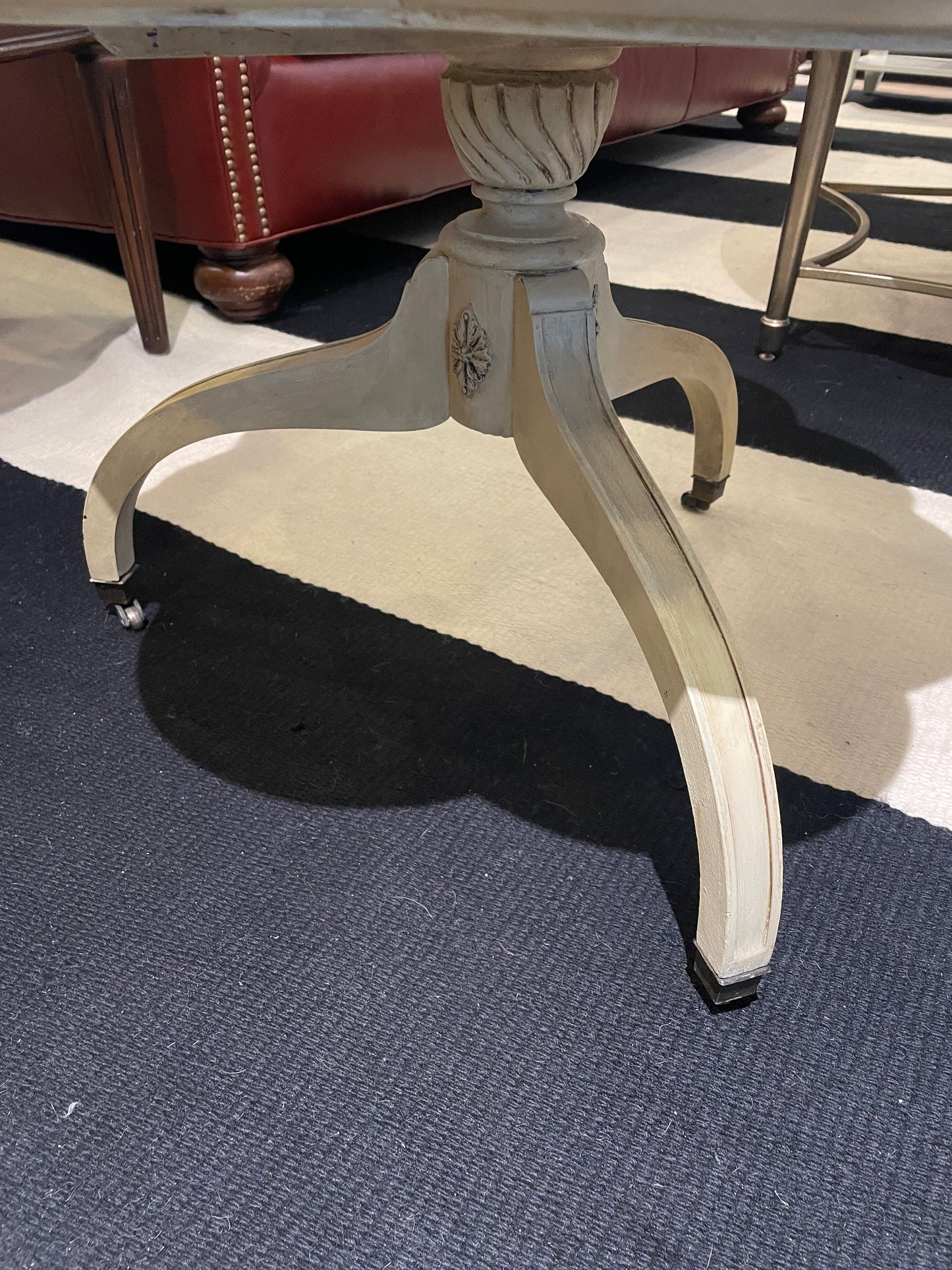 Painted Two Tier End Table, AS IS