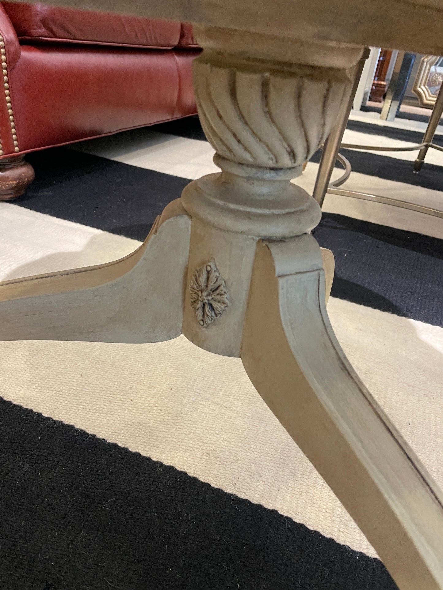 Painted Two Tier End Table, AS IS