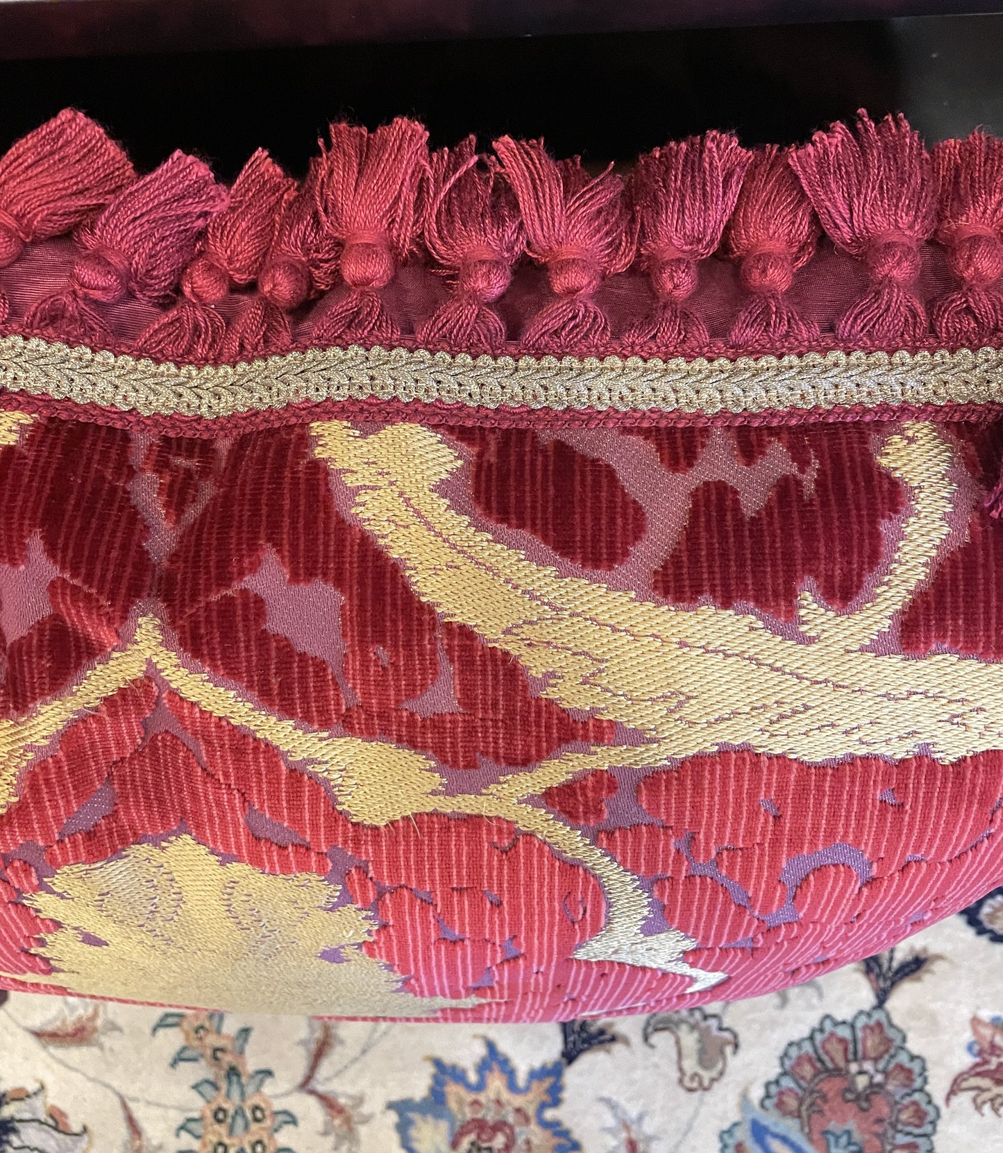 Fortuny Damask Pillow, a pair (0HP00D)