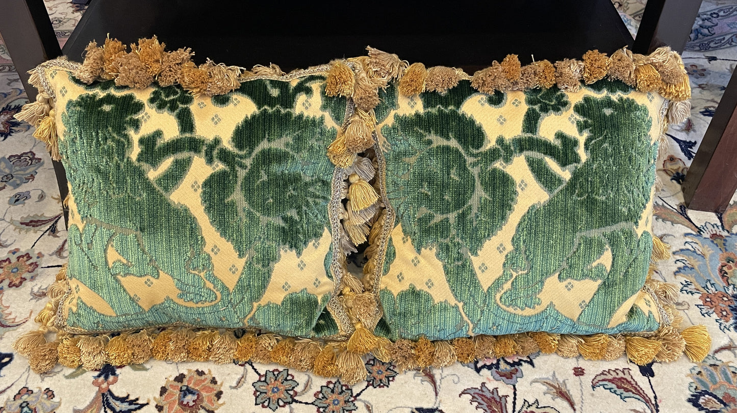 Fortuny Small Damask Pillows, a Pair (0HP00E)