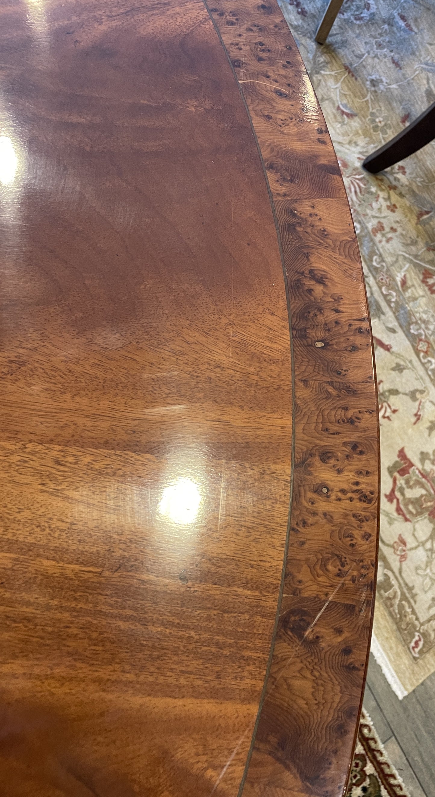 Restall Brown and Clennell Round Dining Table with Leaves (0HP00I)