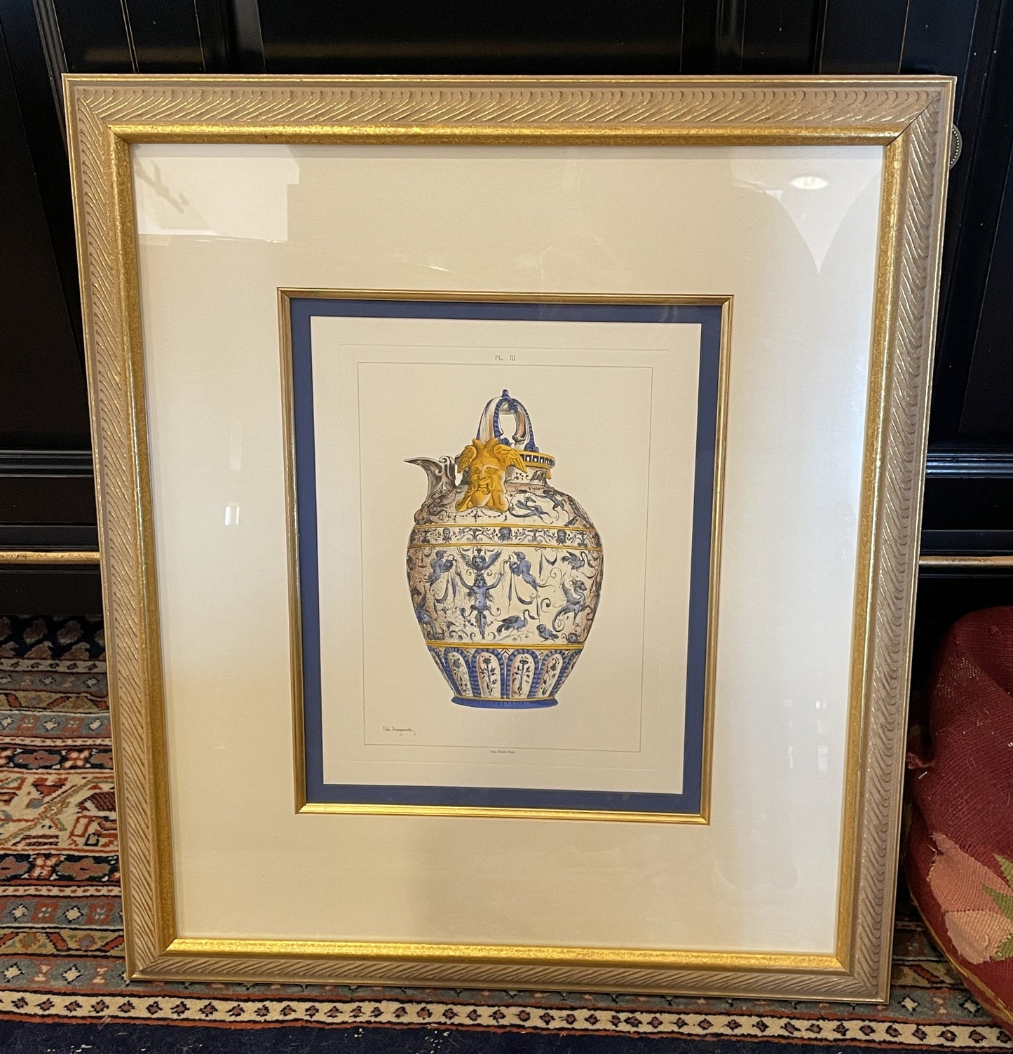 Jules Jacquemart Engravings, Blue Vase PL III (0HP011)