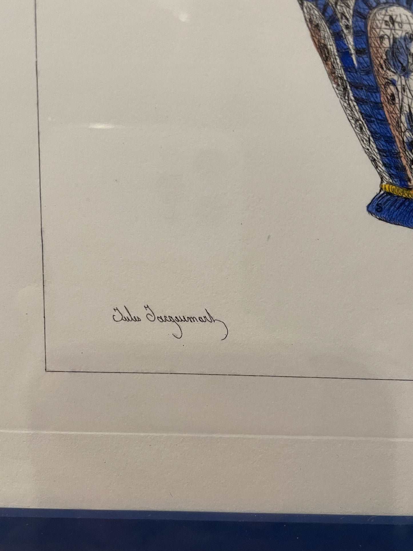 Jules Jacquemart Engravings, Blue Vase PL III (0HP011)