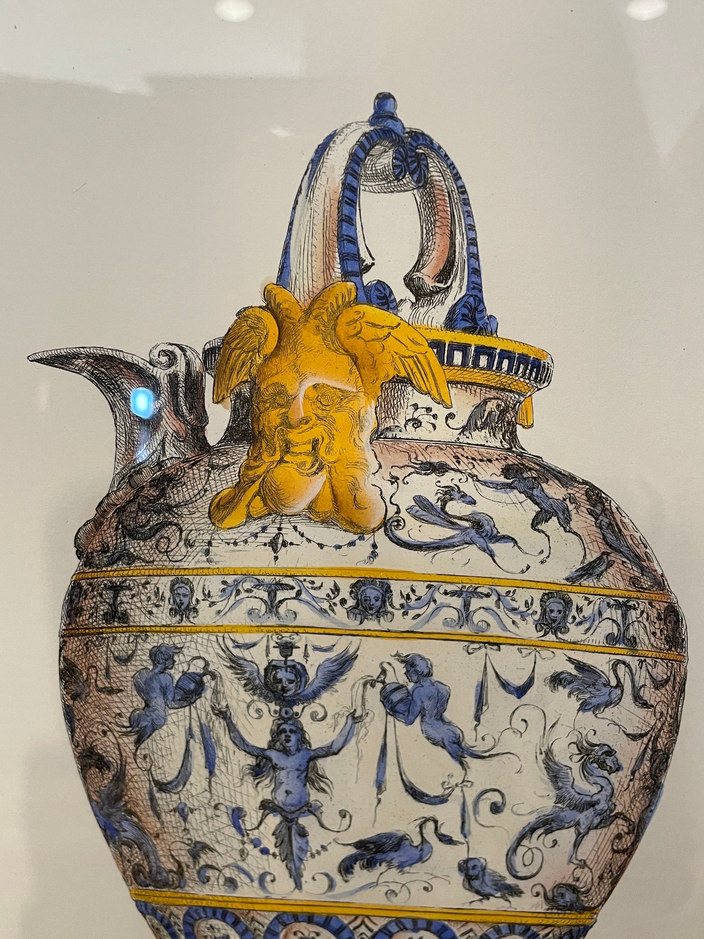 Jules Jacquemart Engravings, Blue Vase PL III (0HP011)