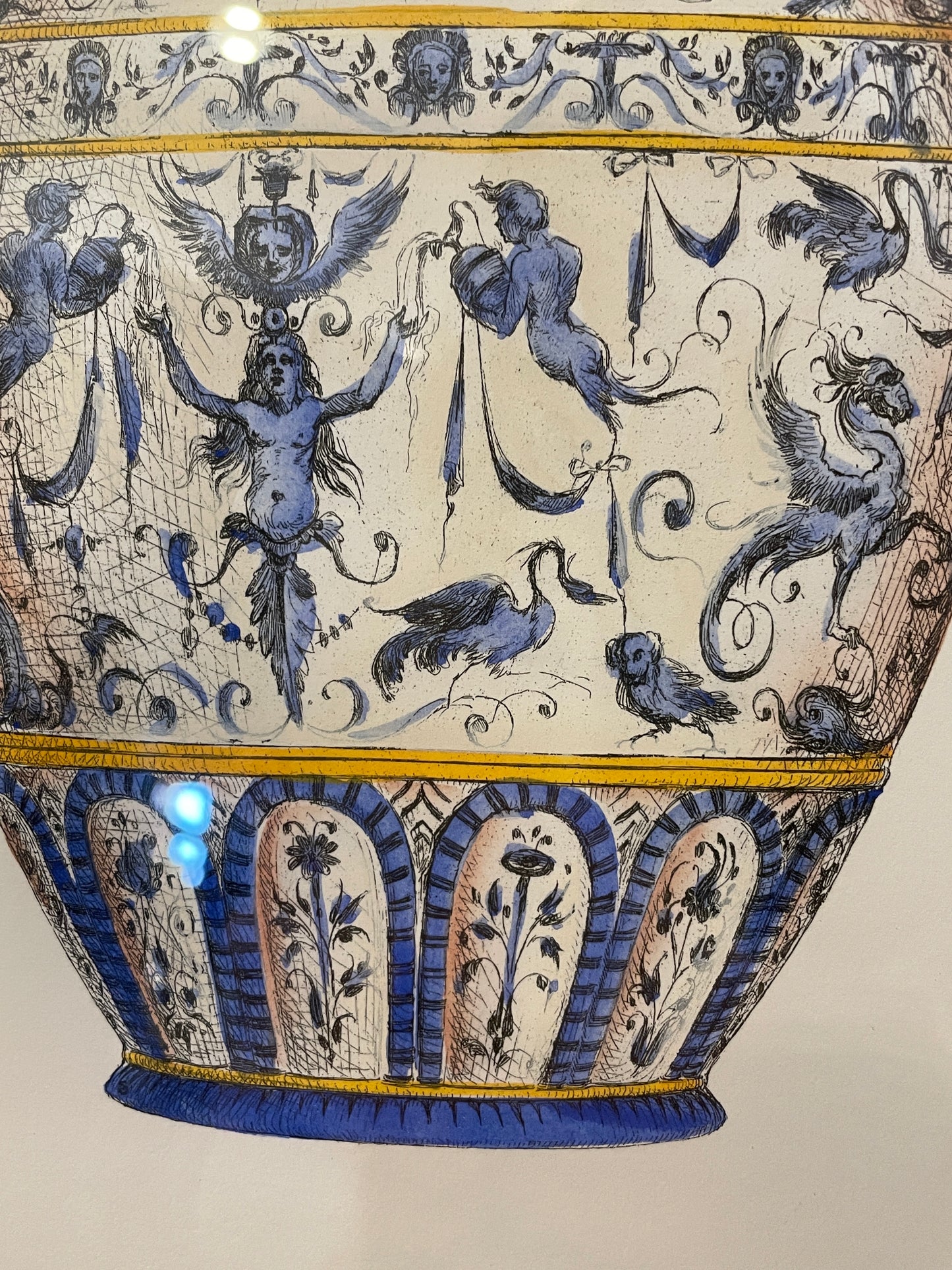 Jules Jacquemart Engravings, Blue Vase PL III (0HP011)