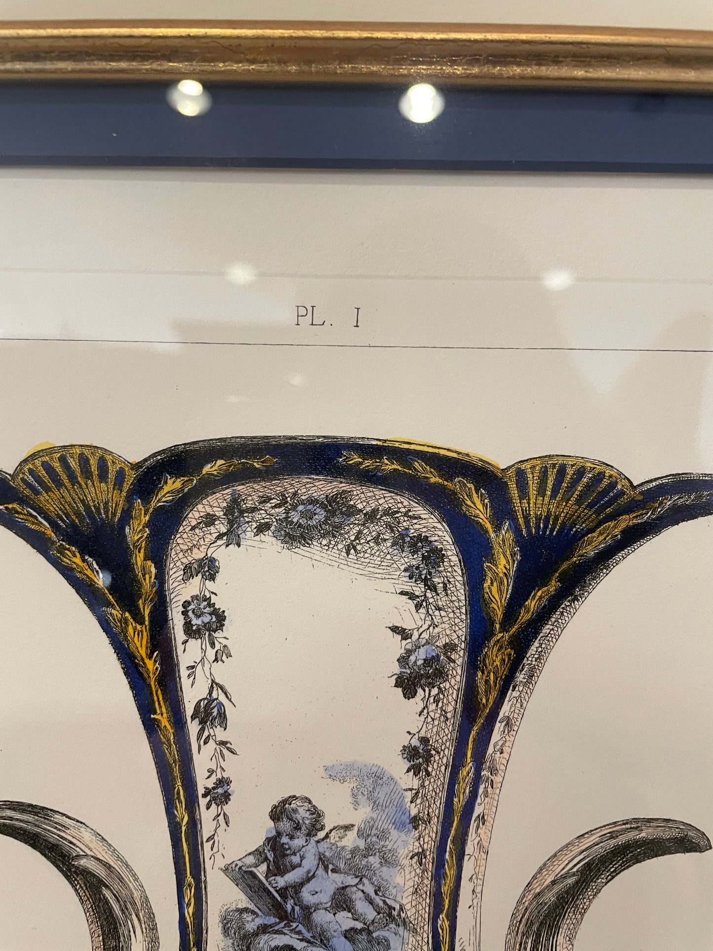 Jules Jacquemart Engravings, Blue Vase PL I (0HP011)