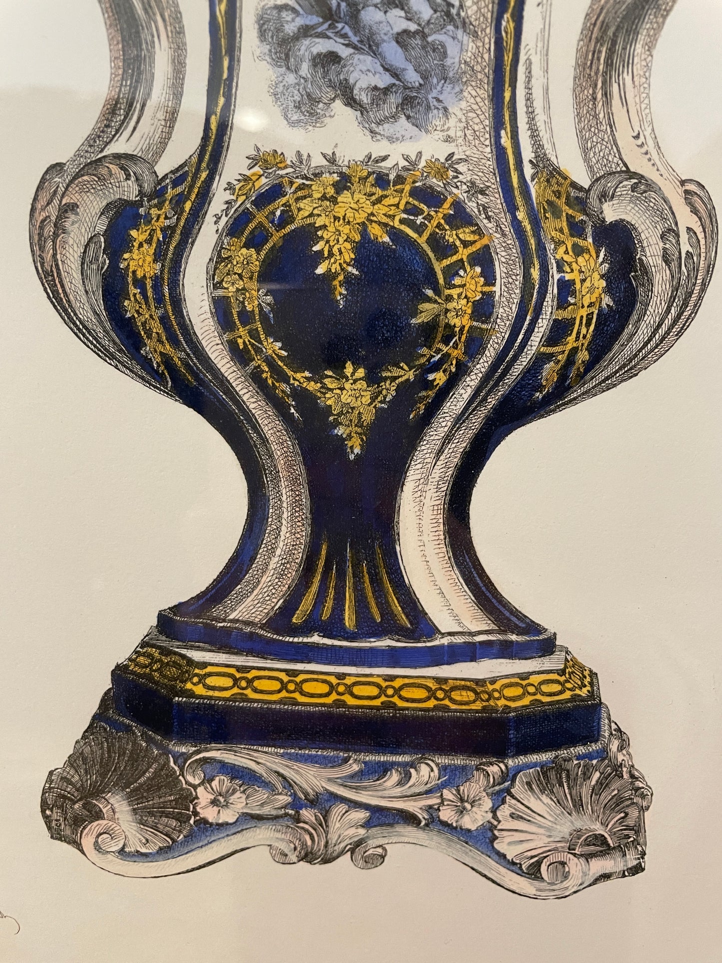 Jules Jacquemart Engravings, Blue Vase PL I (0HP011)