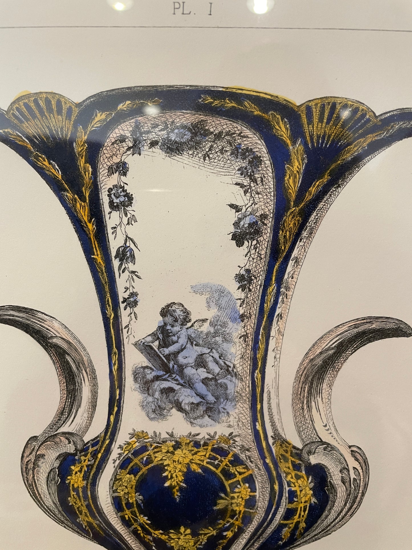 Jules Jacquemart Engravings, Blue Vase PL I (0HP011)