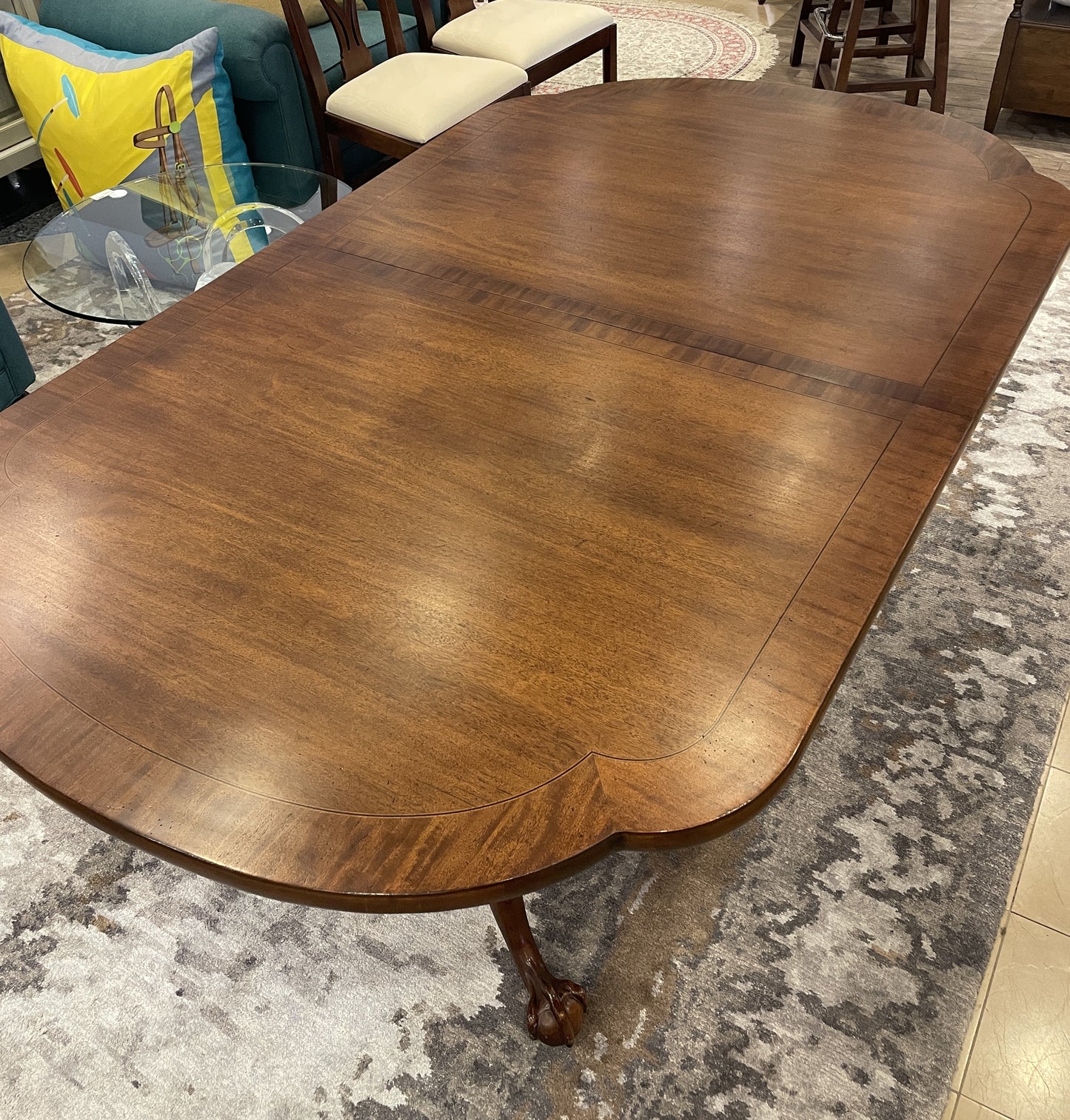 Century Double Pedestal Dining Table