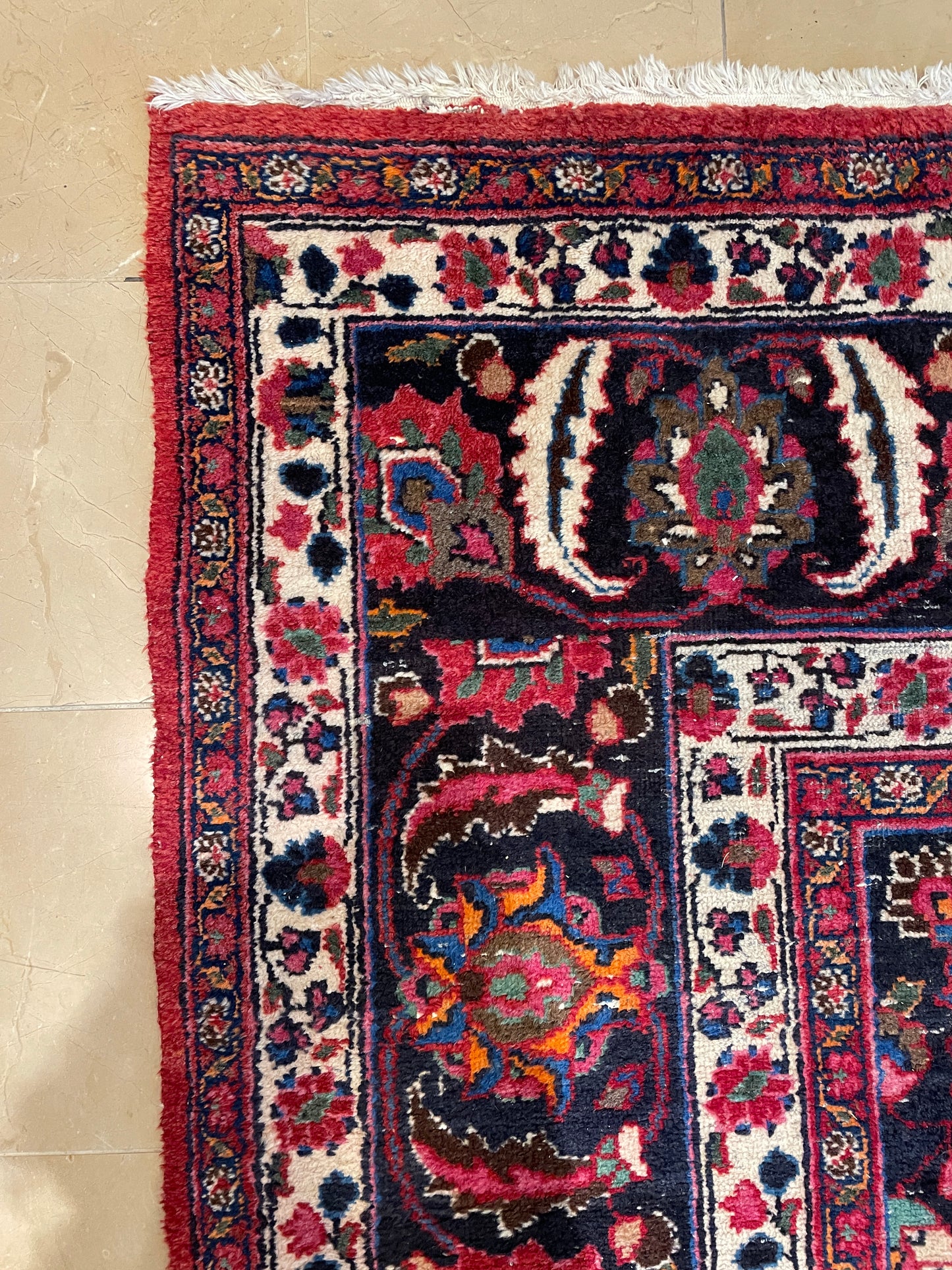 Signed Persian Rug, AS IS (0G001E)