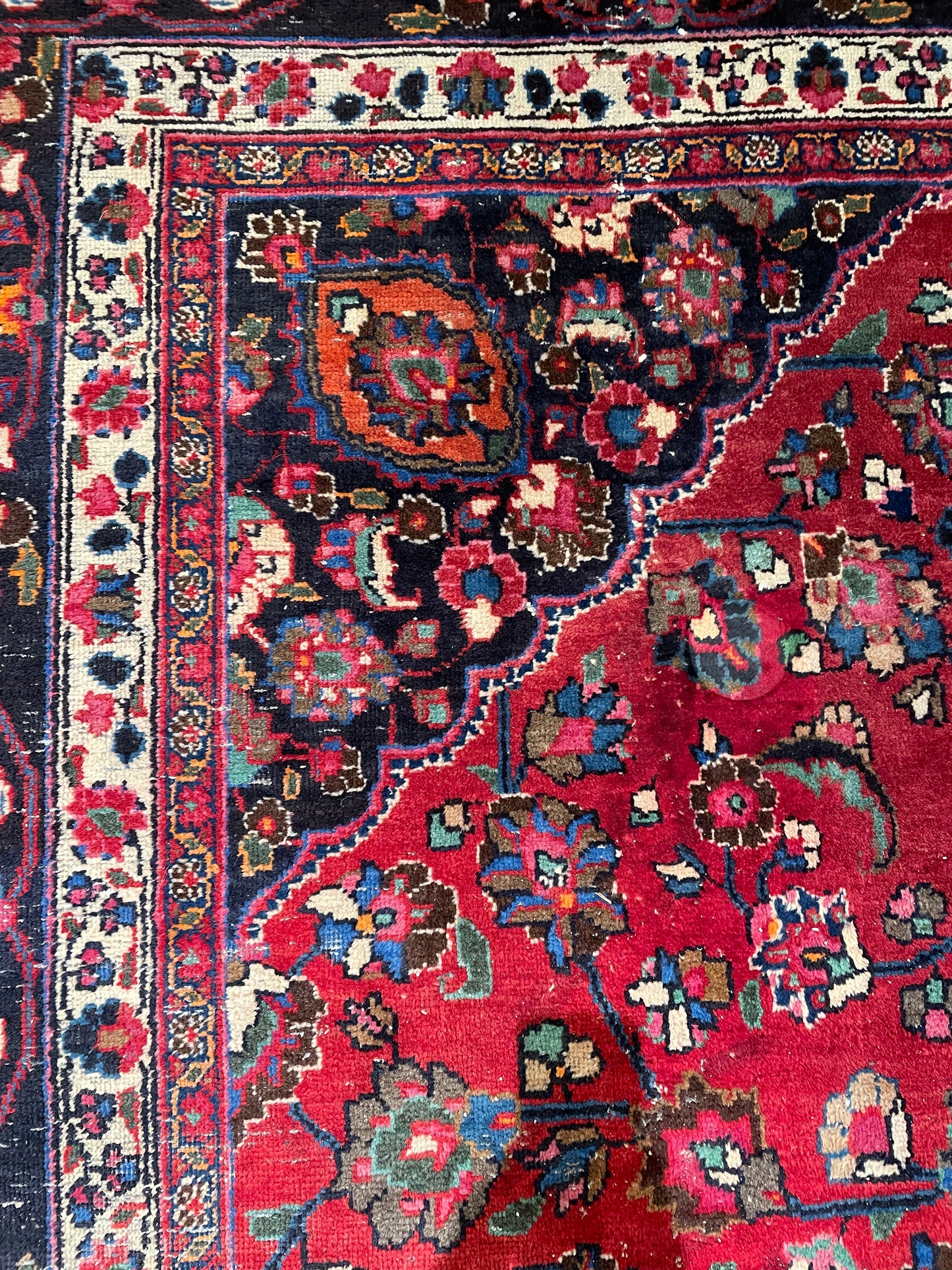 Signed Persian Rug, AS IS (0G001E)