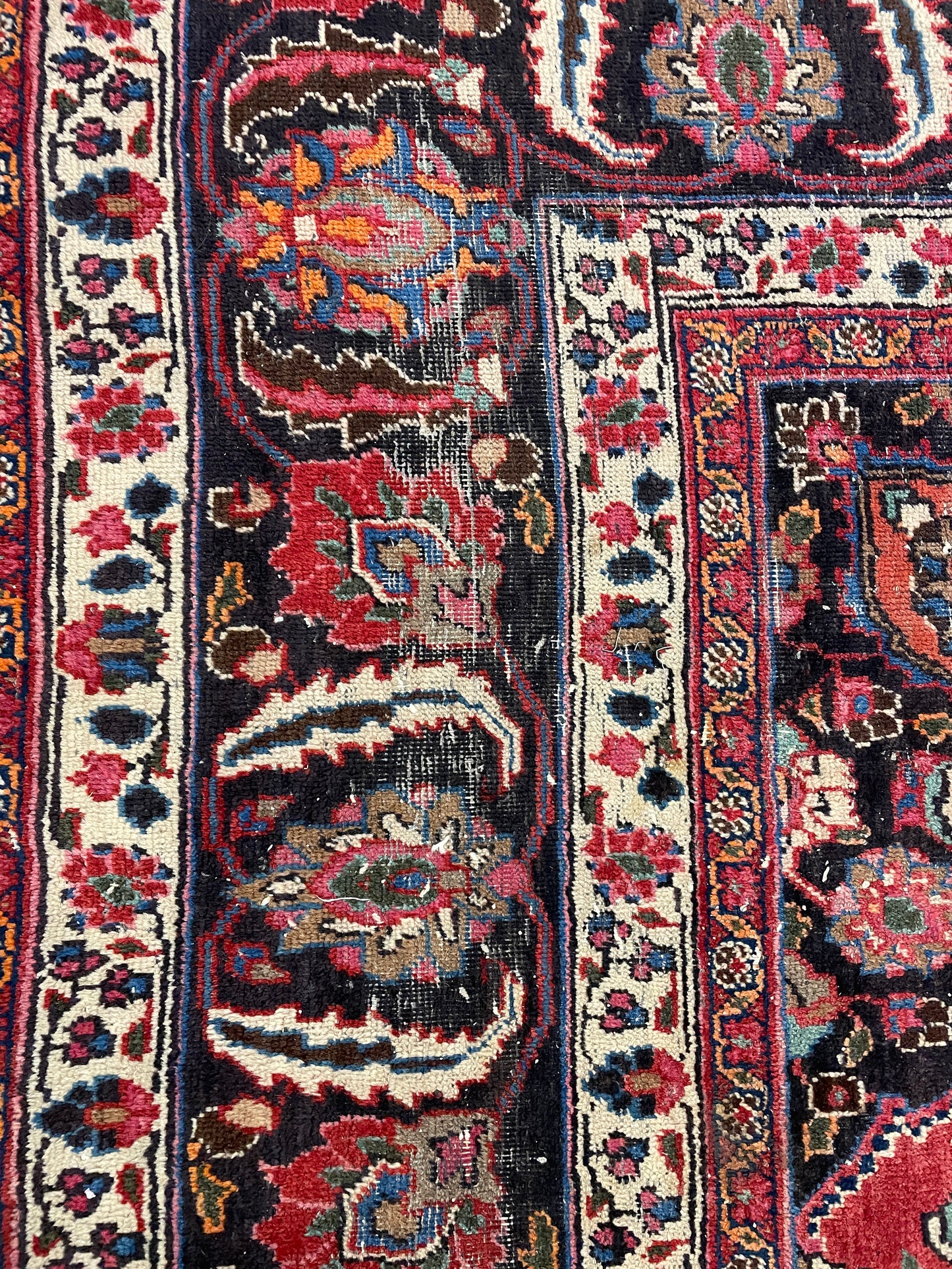 Signed Persian Rug, AS IS (0G001E)