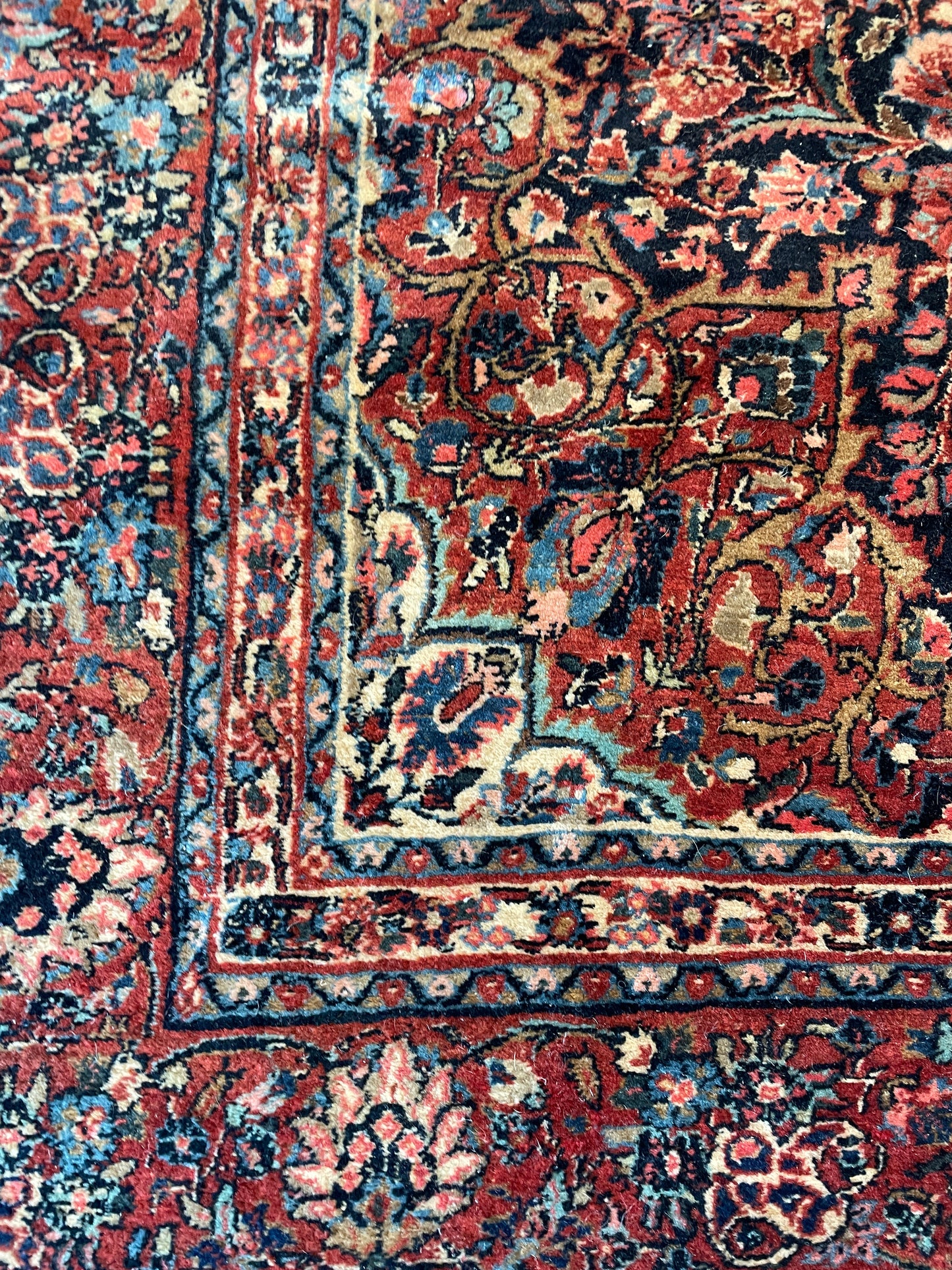 Hand Knotted Wool Rug, Persian (0HP01H)