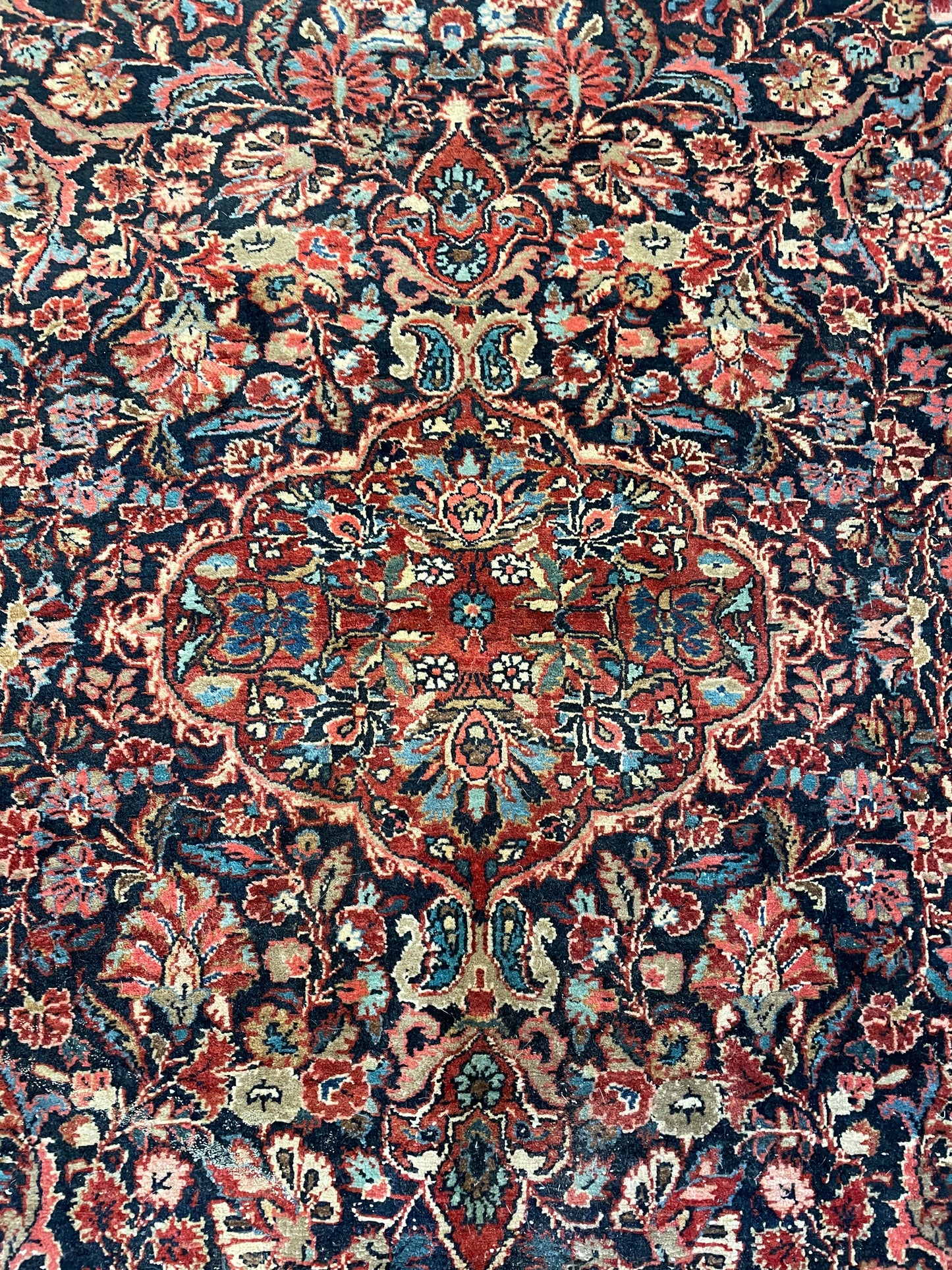 Hand Knotted Wool Rug, Persian (0HP01H)