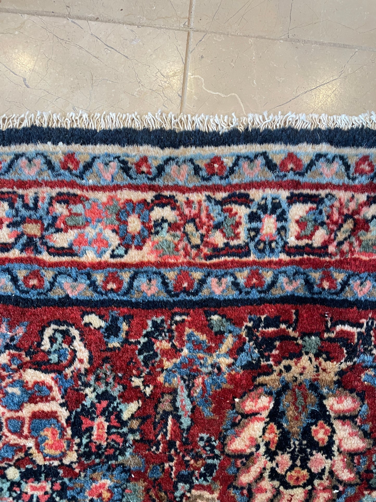 Hand Knotted Wool Rug, Persian (0HP01H)