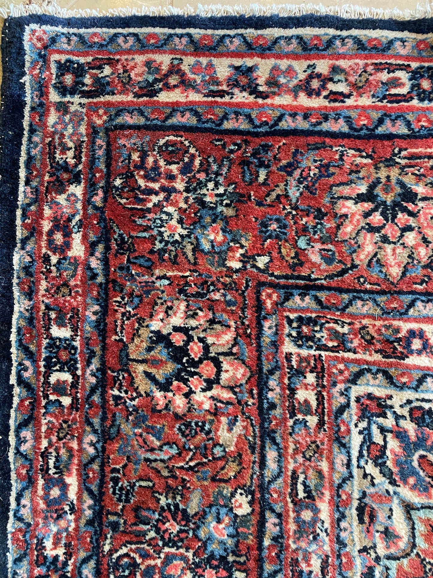 Hand Knotted Wool Rug, Persian (0HP01H)