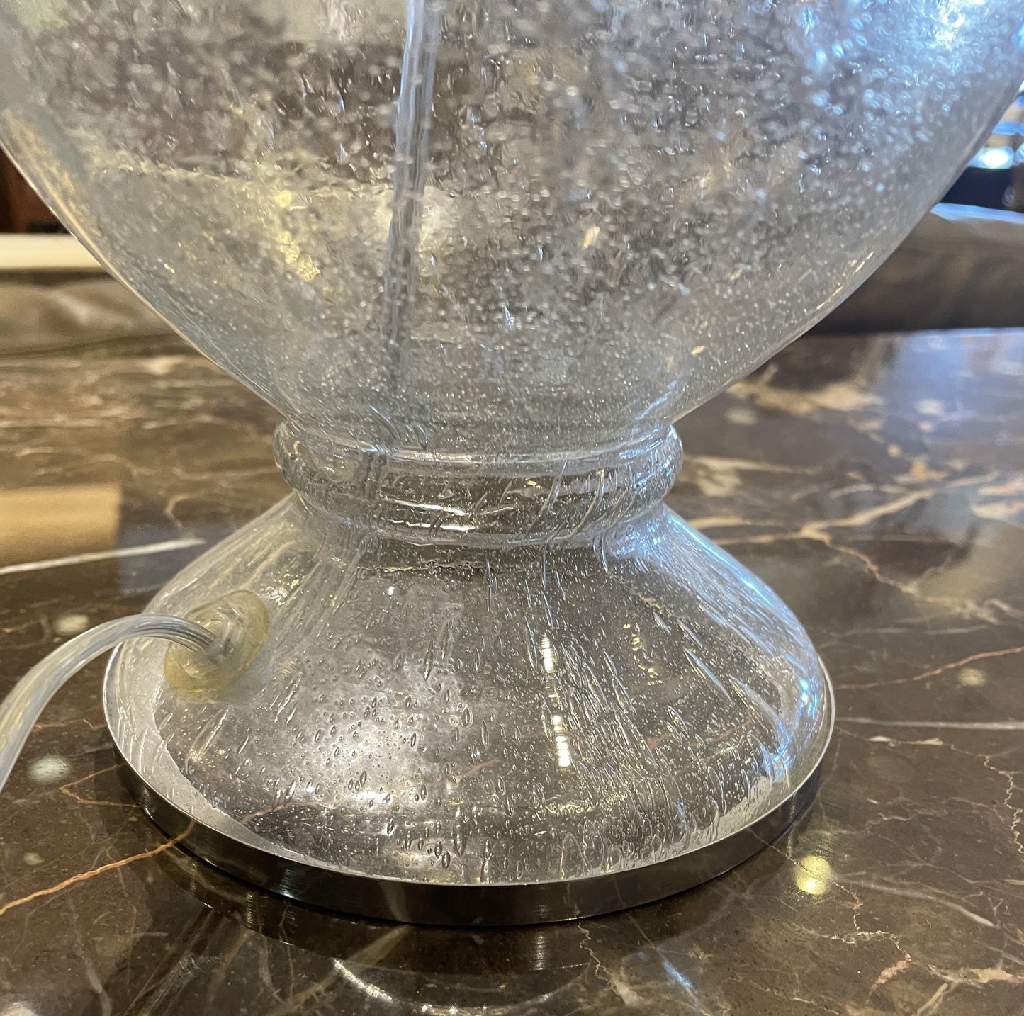 Jamie Young Bubble Glass Table Lamps, a pair (0HQ003)