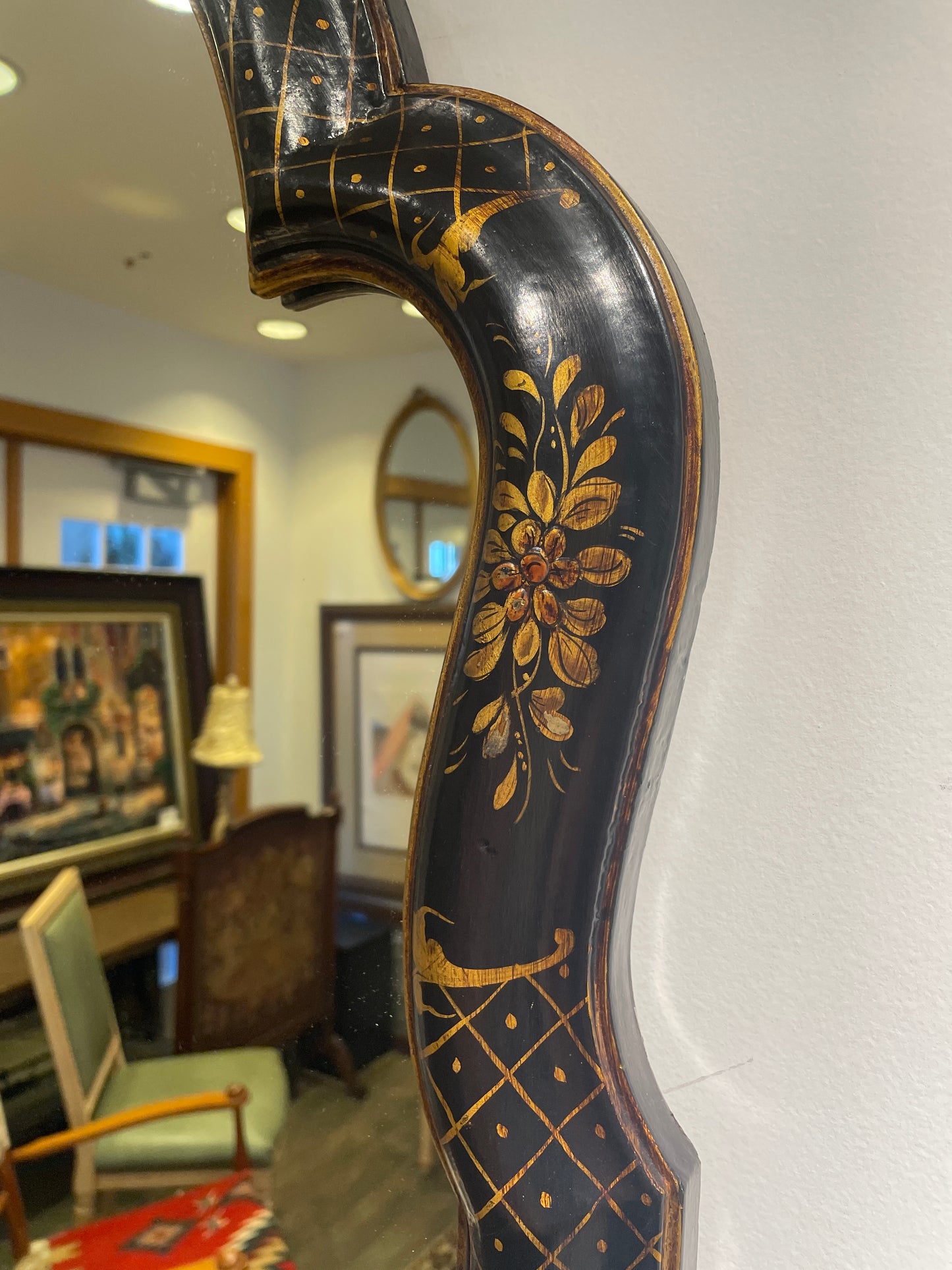 Drexel Chinoiserie Et Cetera Keyhole Mirror (0HP004)