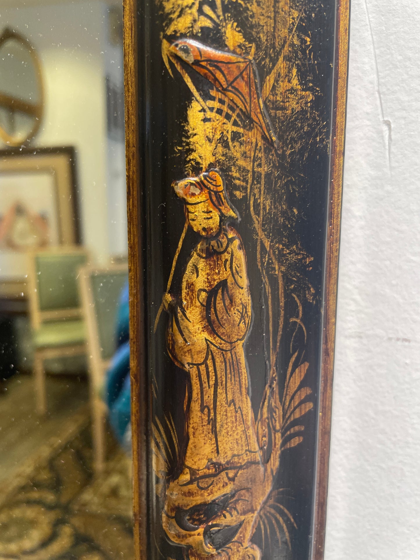 Drexel Chinoiserie Et Cetera Keyhole Mirror (0HP004)