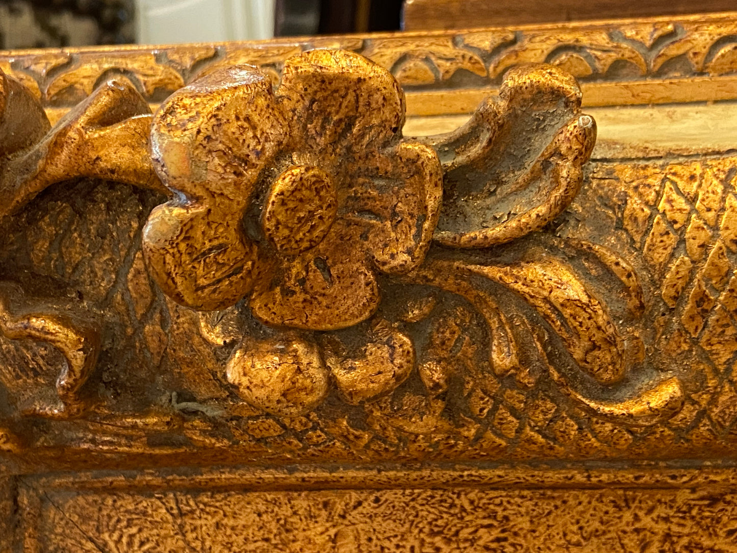 Pair of Bronze Louis Chenets