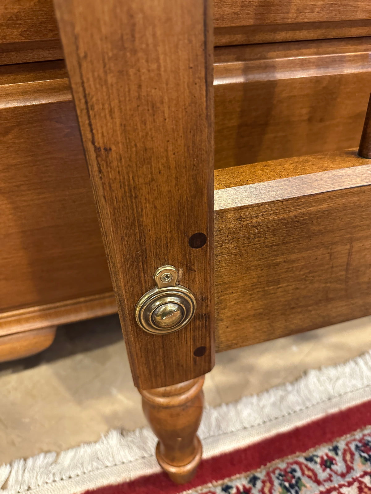 Ethan Allen Maple Country French Xtra Long Twin (0OD002, 0OD001) (Two Available)