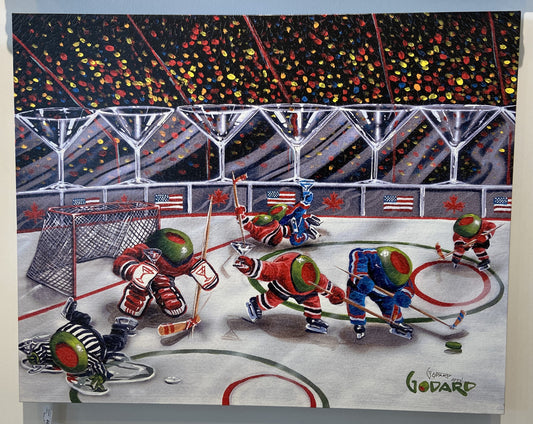 Michael Godard "We Olive Hockey" Giclee (27927)