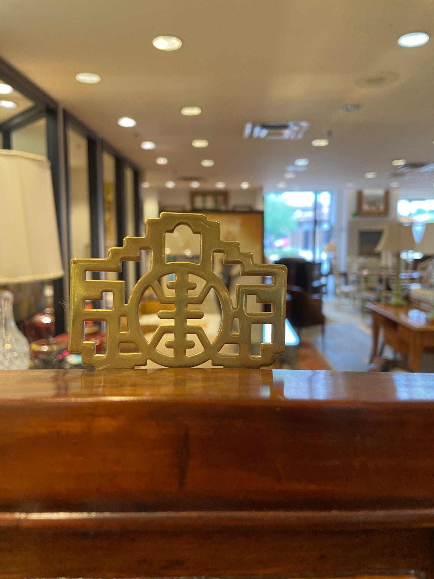 Chinese Teak Window Panel (0DL003)