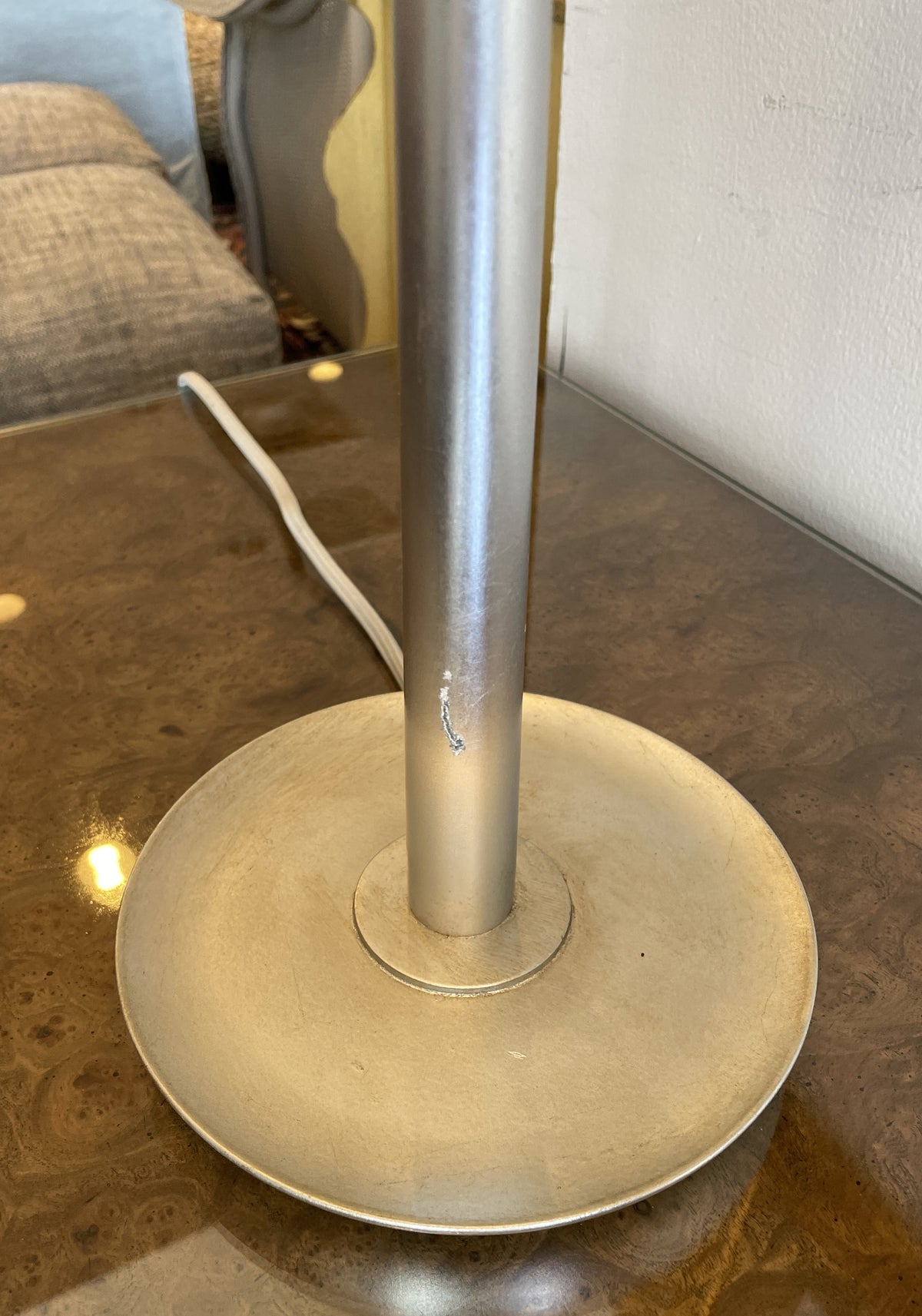Visual Comfort Silver Beaumont Table Lamps, a pair (01B01S)