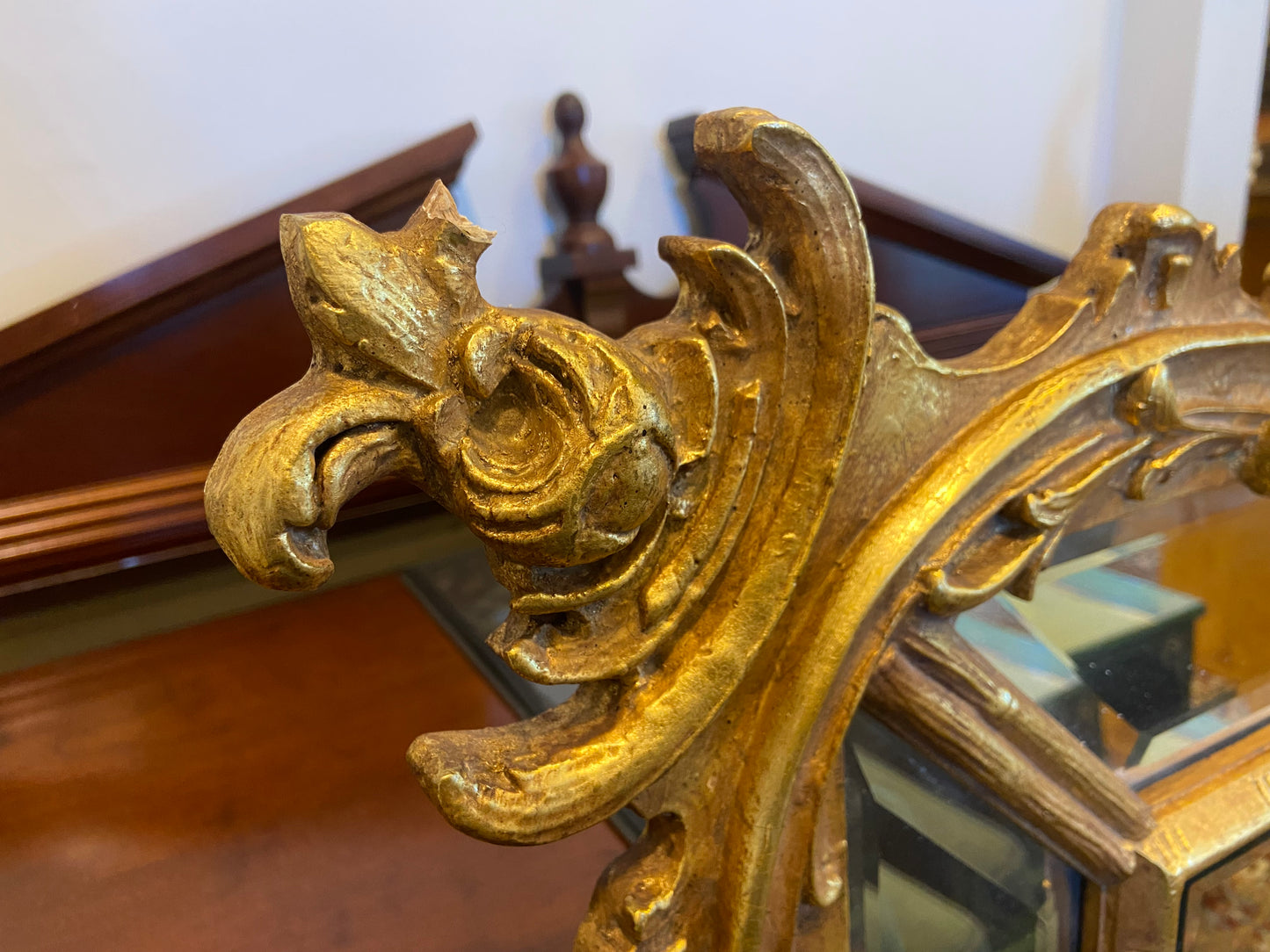 Large Ornate Gilt Mirror AS IS (28001)