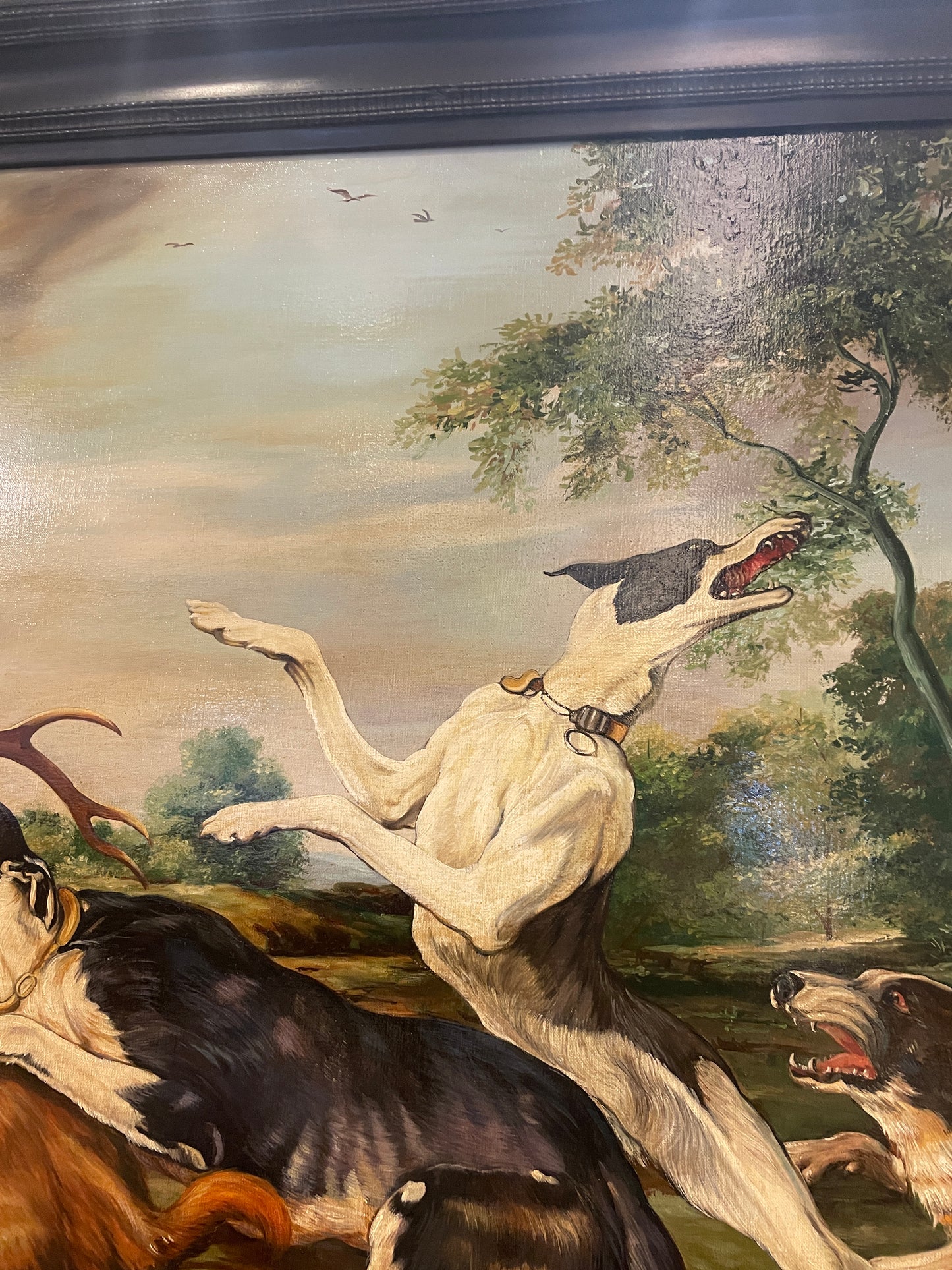 Frans Snyders Reproduction Oil on Canvas, Deer Hunt Scene (0HP012)