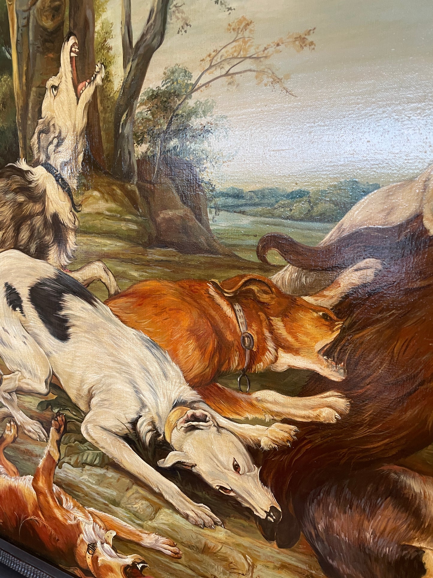 Frans Snyders Reproduction Oil on Canvas, Wild Boar Hunt Scene (0HP012)