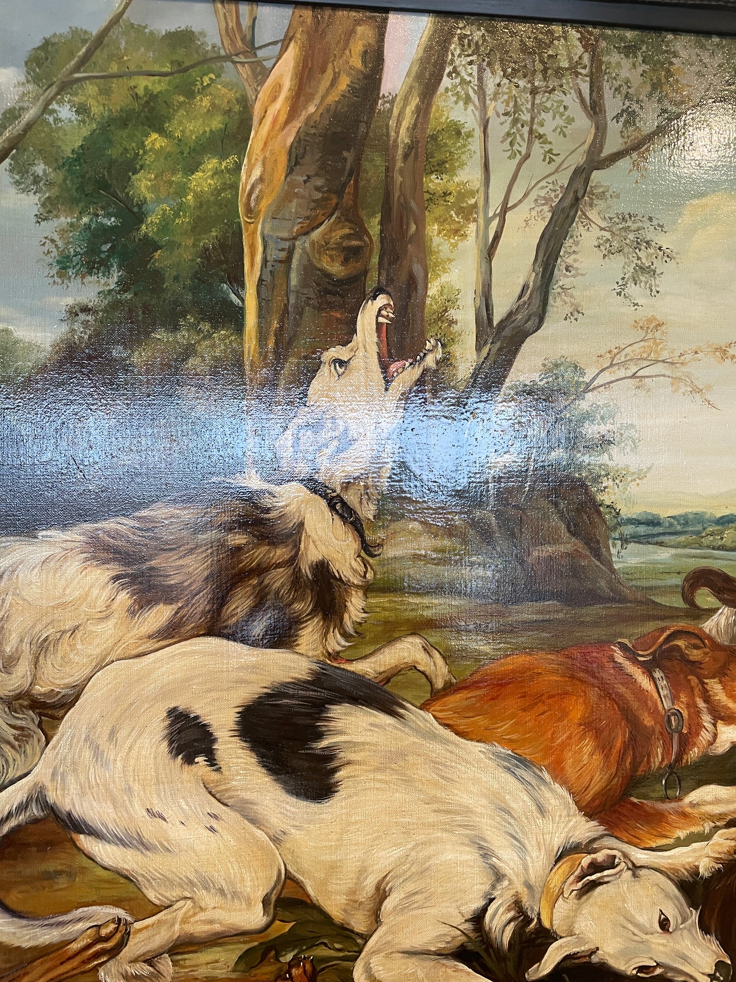 Frans Snyders Reproduction Oil on Canvas, Wild Boar Hunt Scene (0HP012)