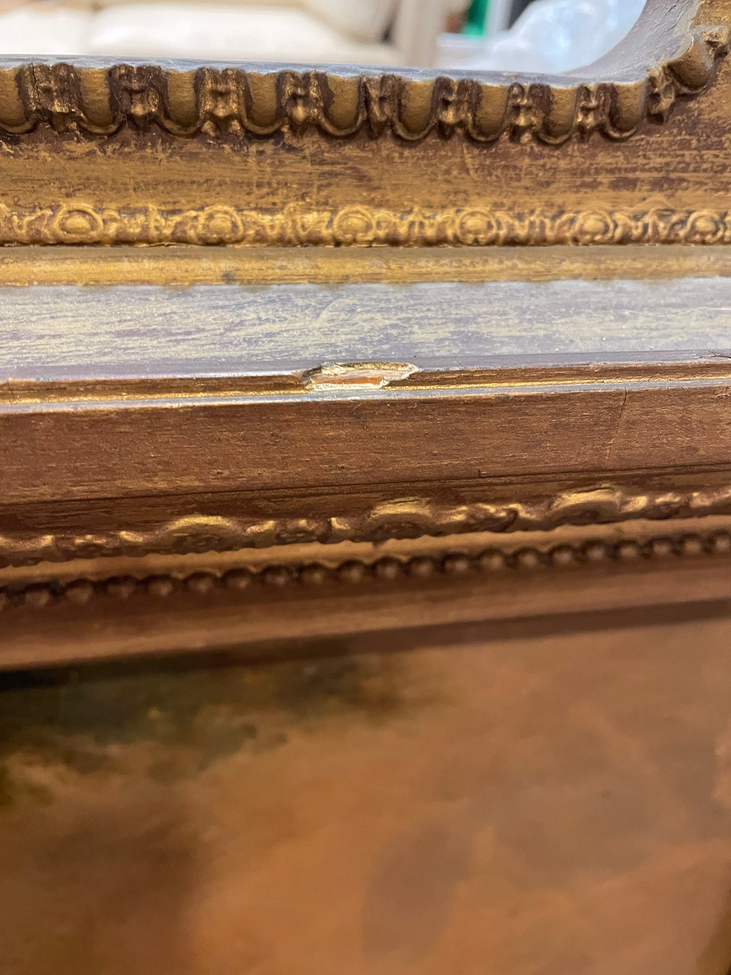 19th Century Portrait on Canvas, Unsigned (0LJ002)