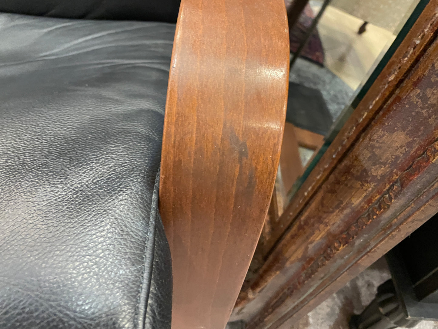 Ikea Black Poang Cantilever Chair, AS IS (Two available) (0HV001)