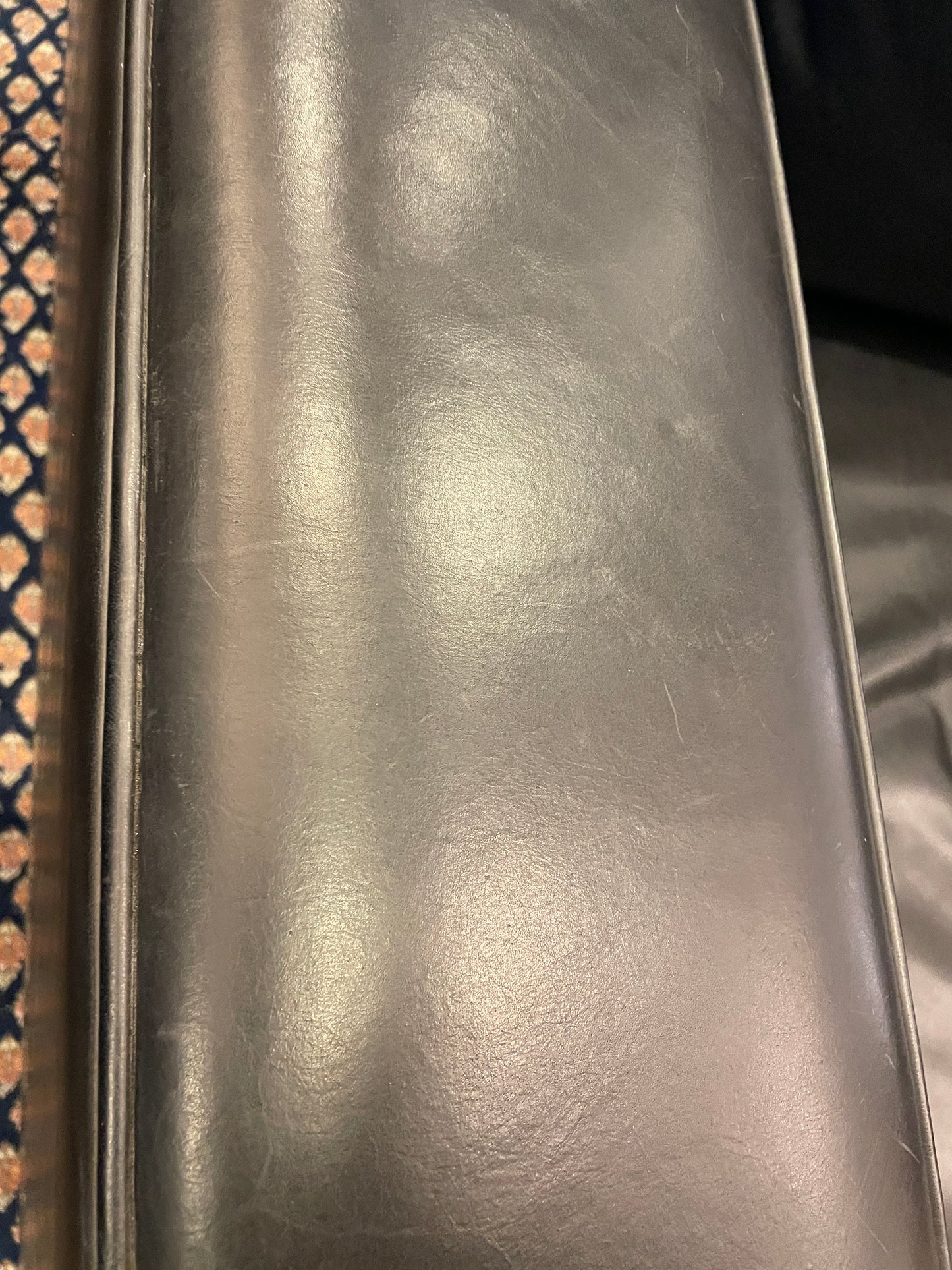 Restoration Hardware Maddox Leather Arm Chair (Two available) (0HV006)