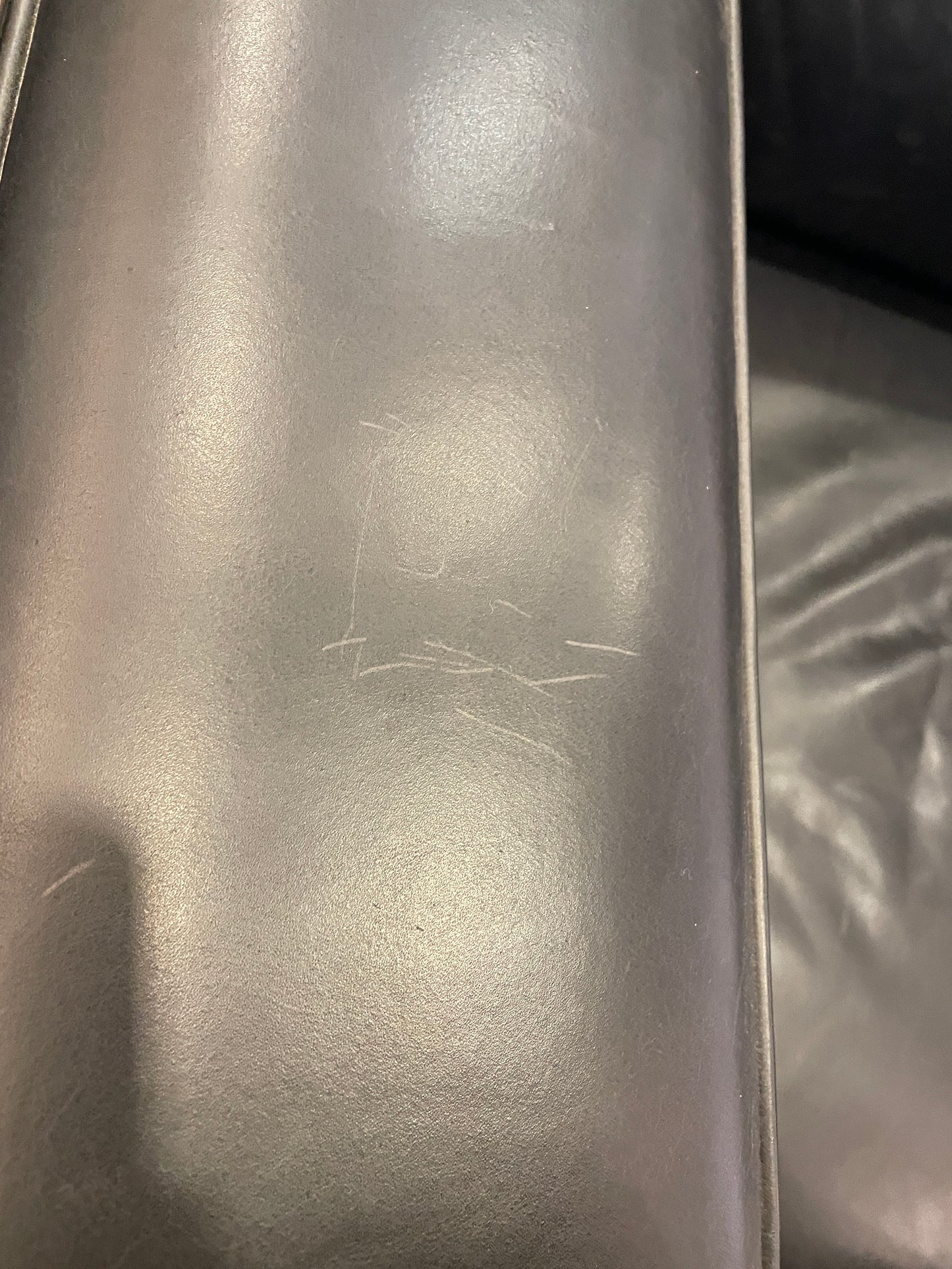 Restoration Hardware Maddox Leather Arm Chair (Two available) (0HV006)