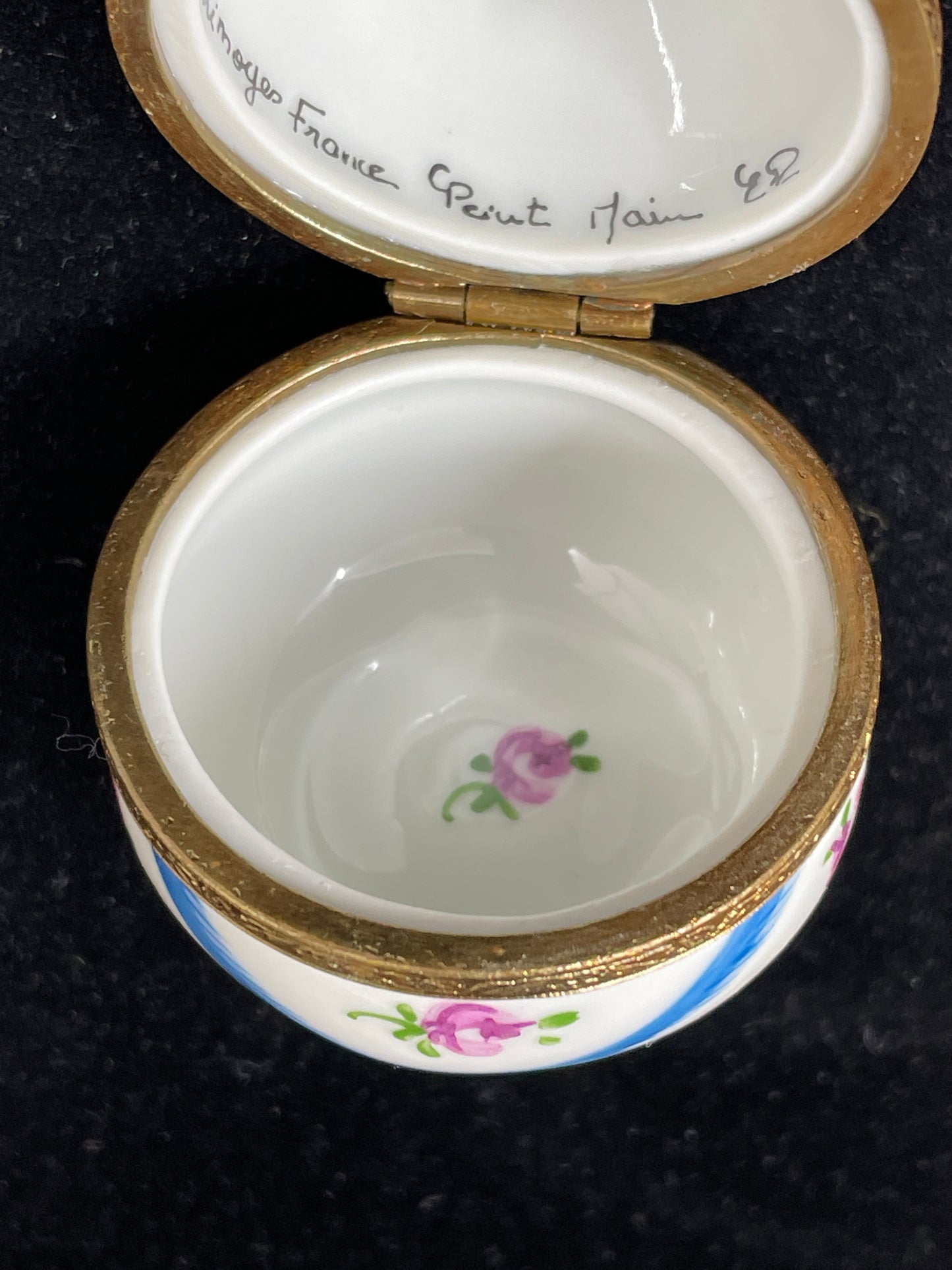 Limoges Pear Trinket Box (0I0002)