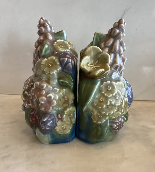 Pair of Rockwood Floral Bookends (27948)
