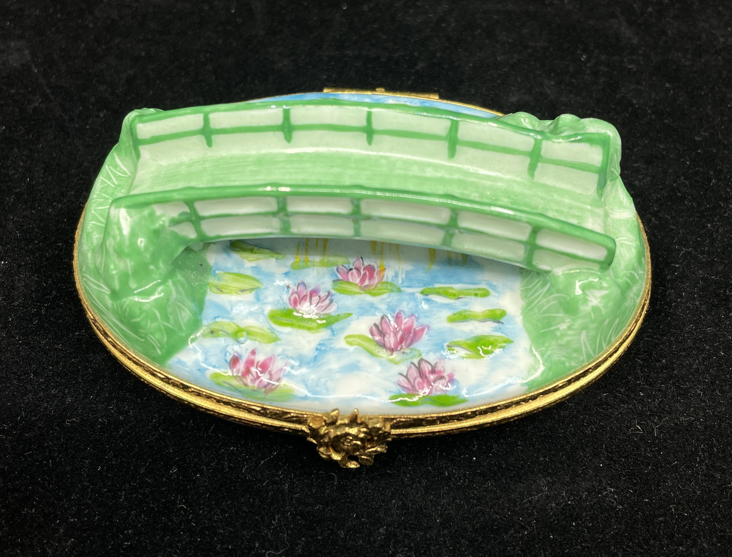 Limoges Monet's Bridge Trinket Box (0I0005)