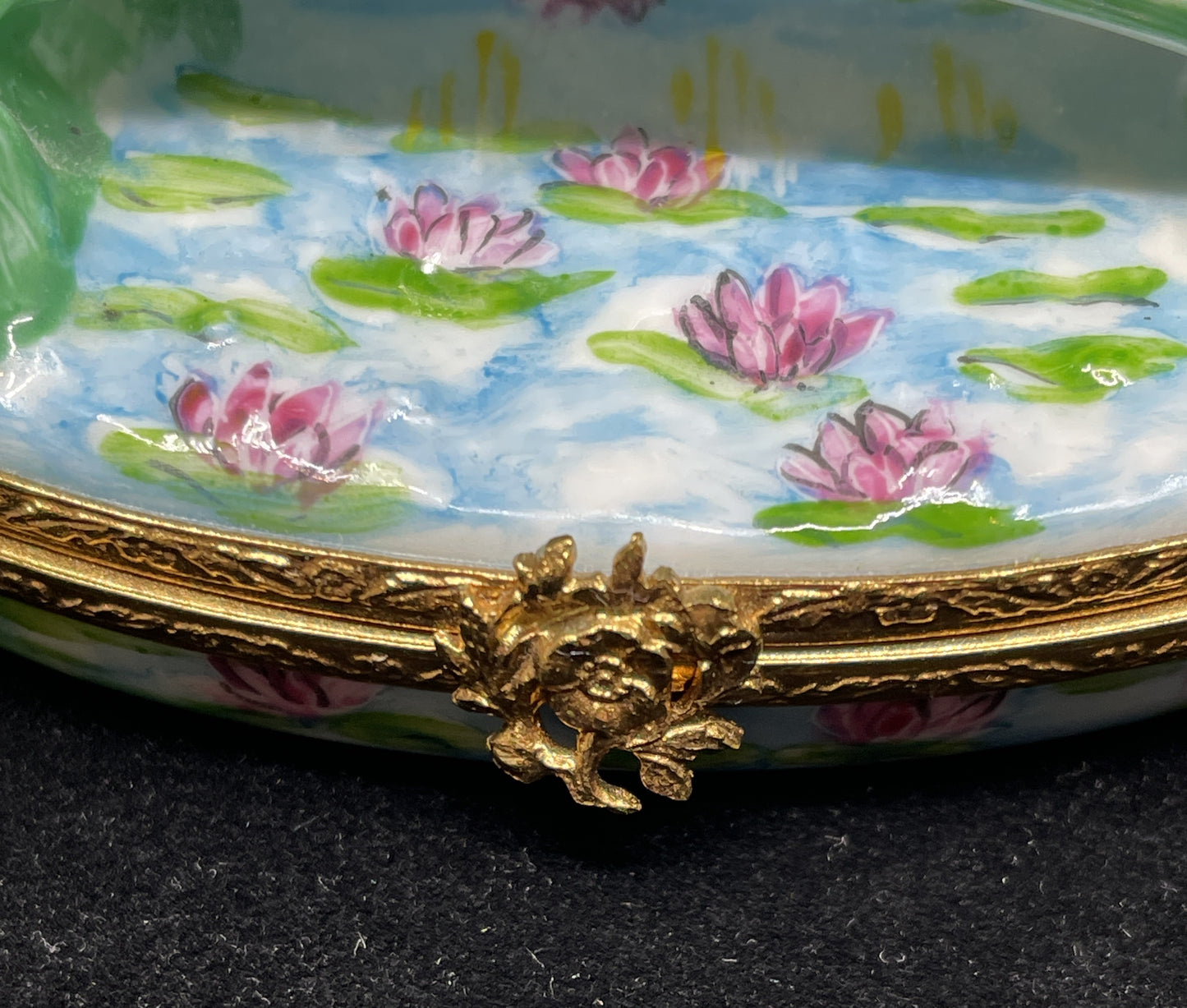 Limoges Monet's Bridge Trinket Box (0I0005)