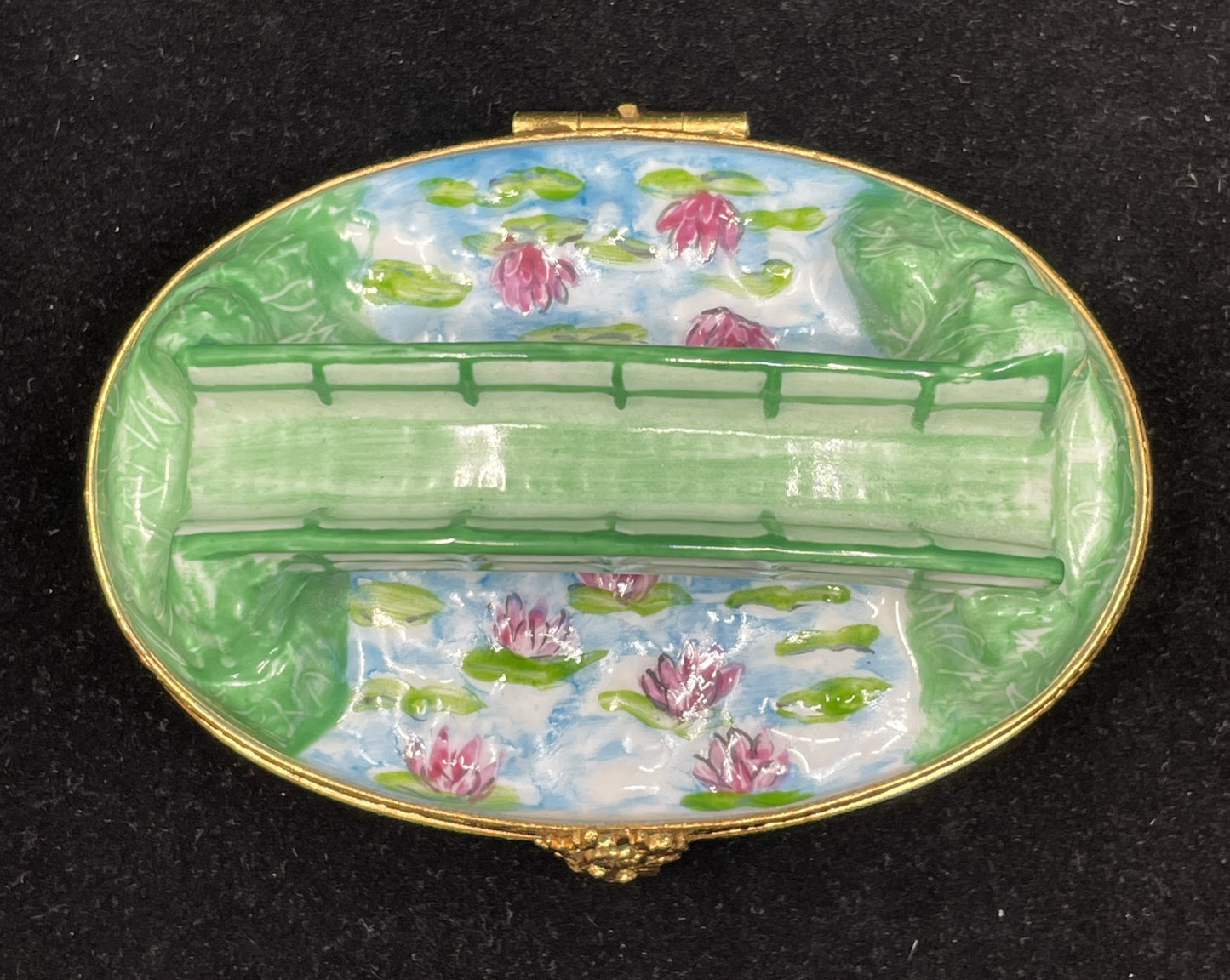 Limoges Monet's Bridge Trinket Box (0I0005)