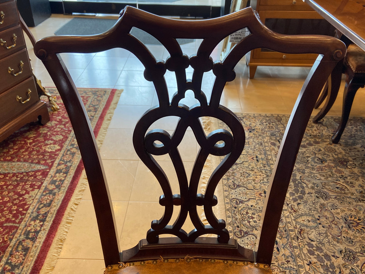 Set of Eight Antique Chippendale Chairs (E9V1HQ)