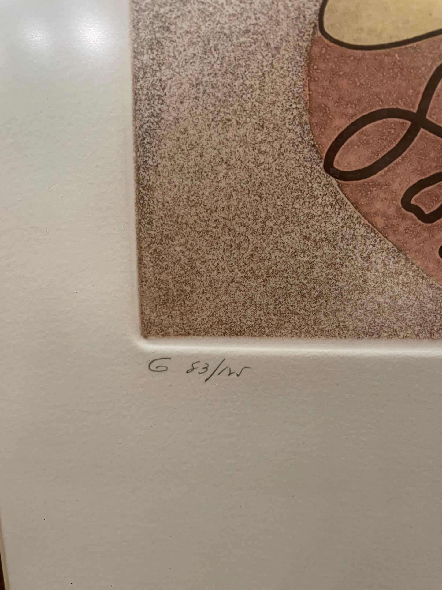 Salvador Dali "The Lady from Dulcinea" Framed Etching (CZ9C78)