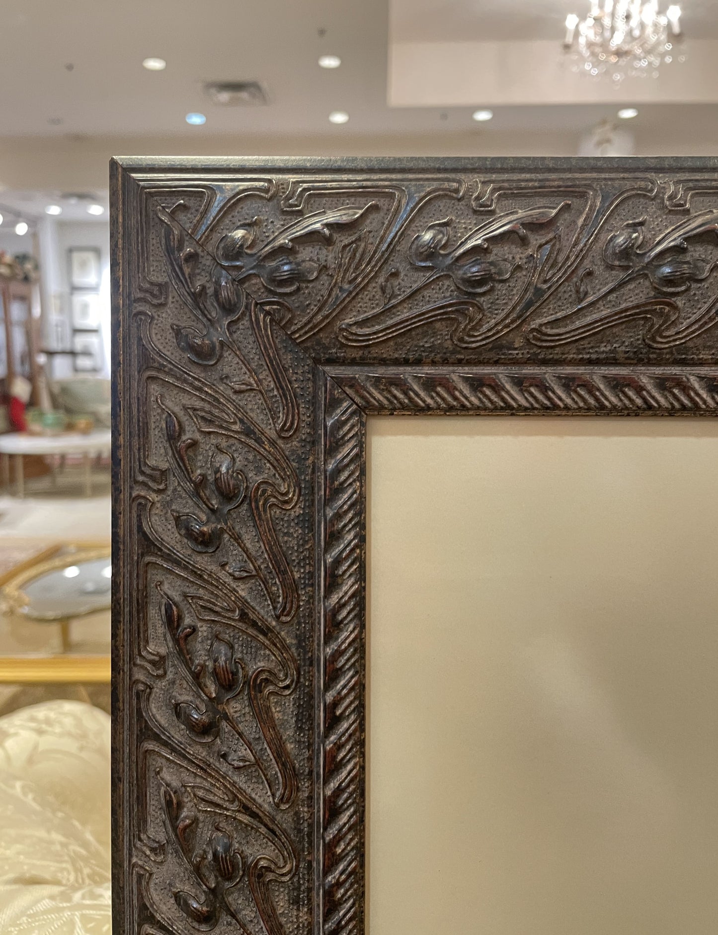 Salvador Dali "The Lady from Dulcinea" Framed Etching (CZ9C78)